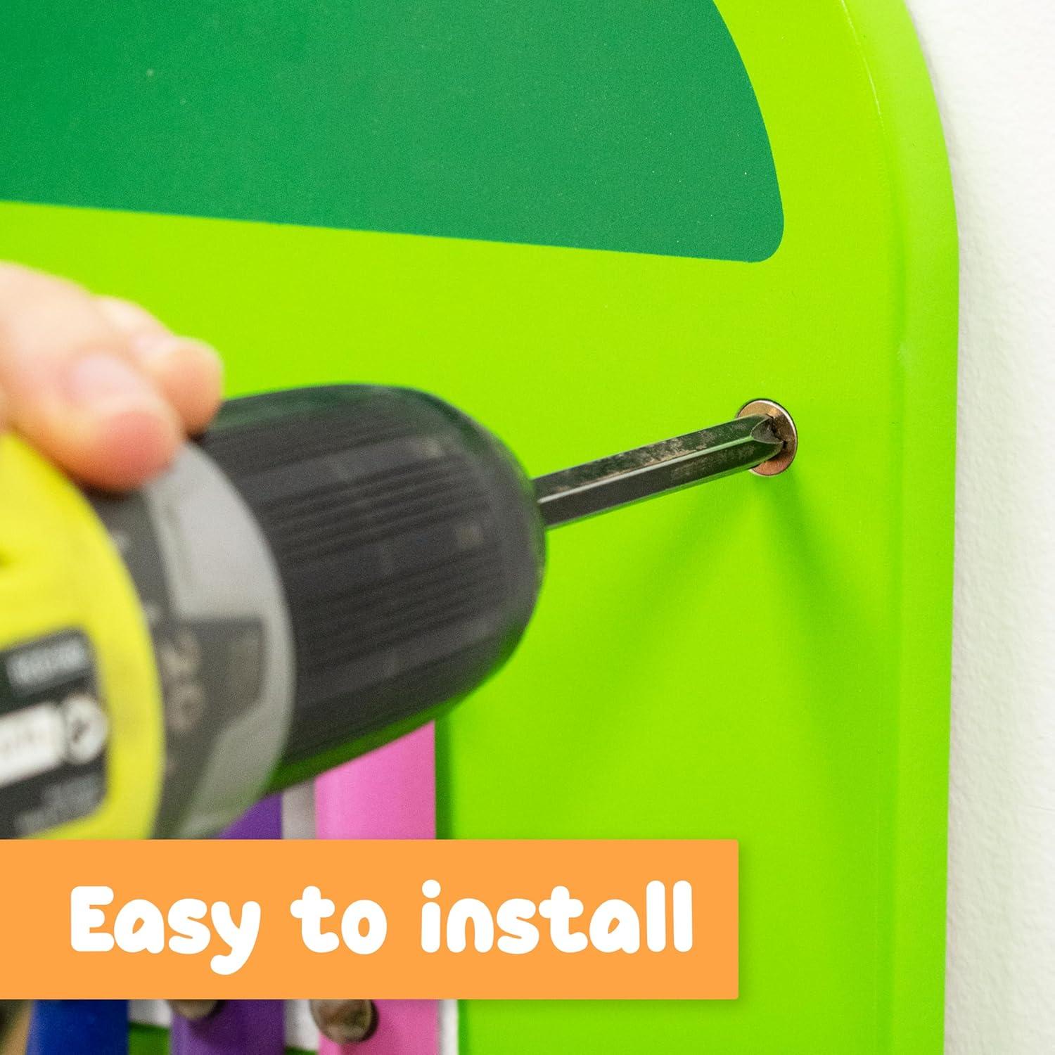 Paneles de Actividad Cocodrilo Spark & Wow - 11 Actividades - Juguete Sensorial Montessori 18m+