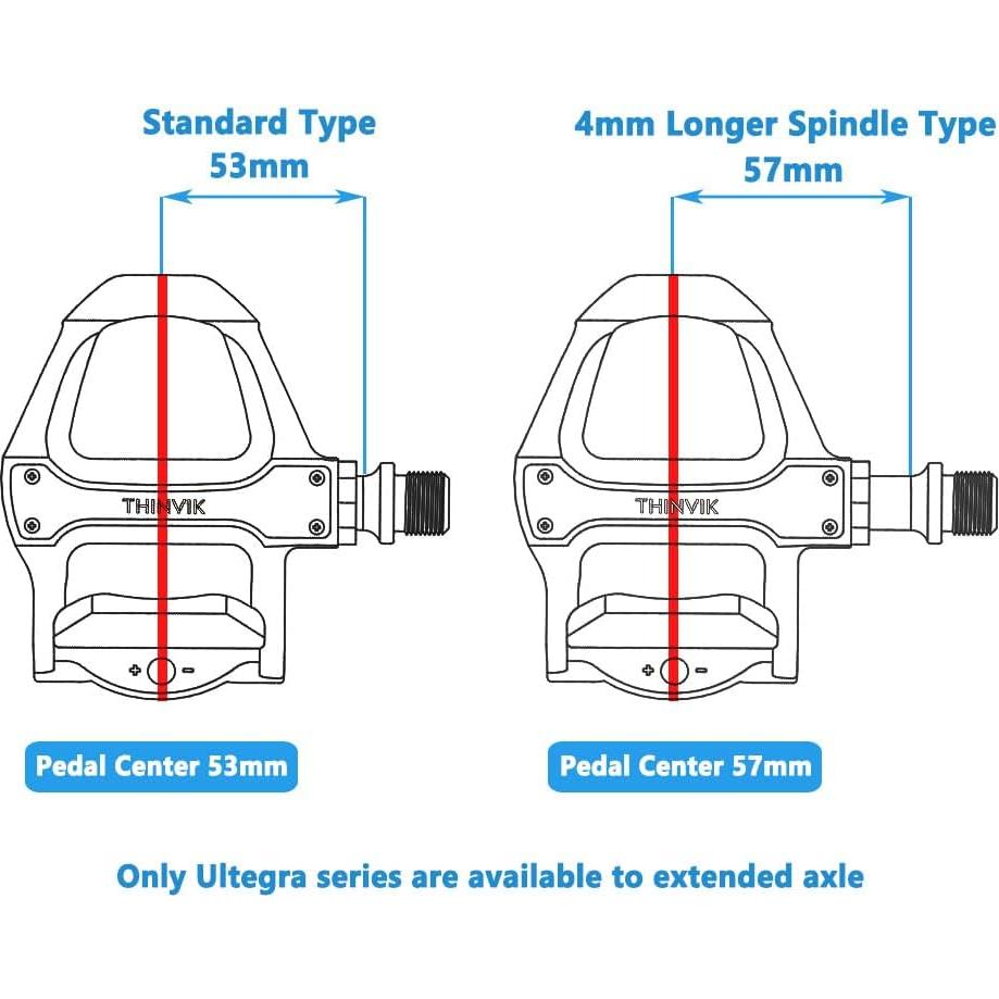 Calas de Bicicleta Thinvik SPD-SL para Pedales Shimano - PD-CP-SPDSL-TV53
