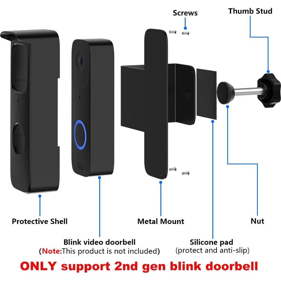 Soporte Antirrobo para Timbre Blink 2021 - Montaje sin Taladrar