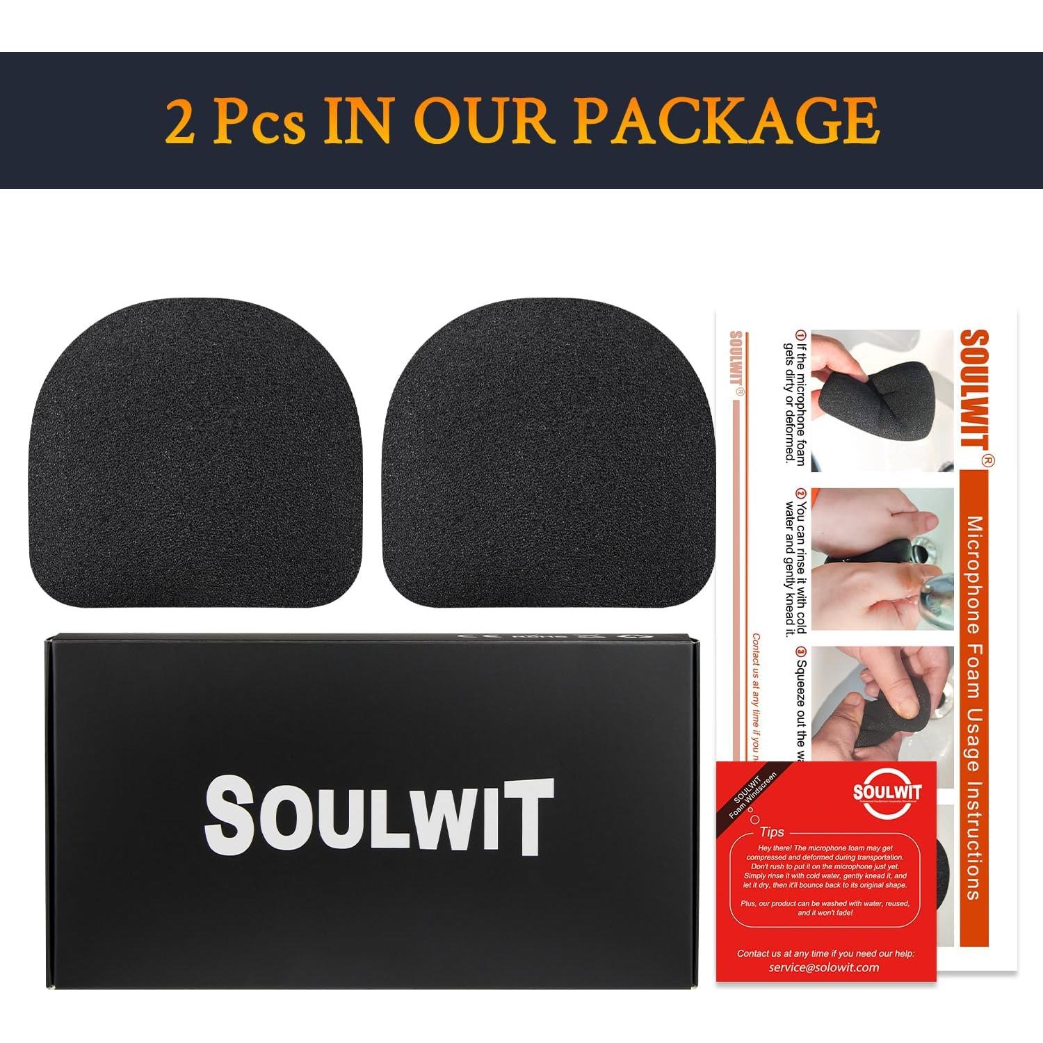 Filtros Pop para Micrófonos SOULWIT - Compatible con Blue Yeti