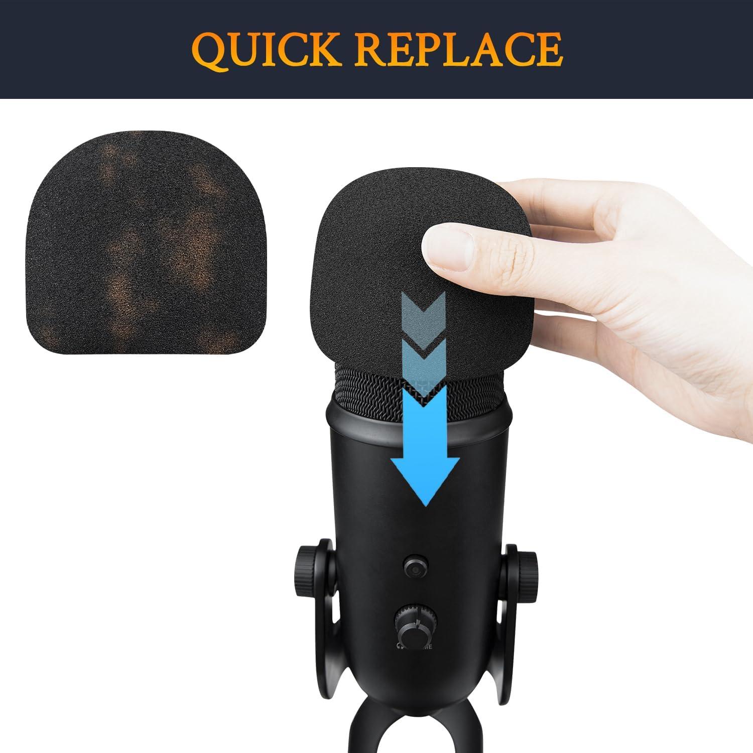 Filtros Pop para Micrófonos SOULWIT - Compatible con Blue Yeti