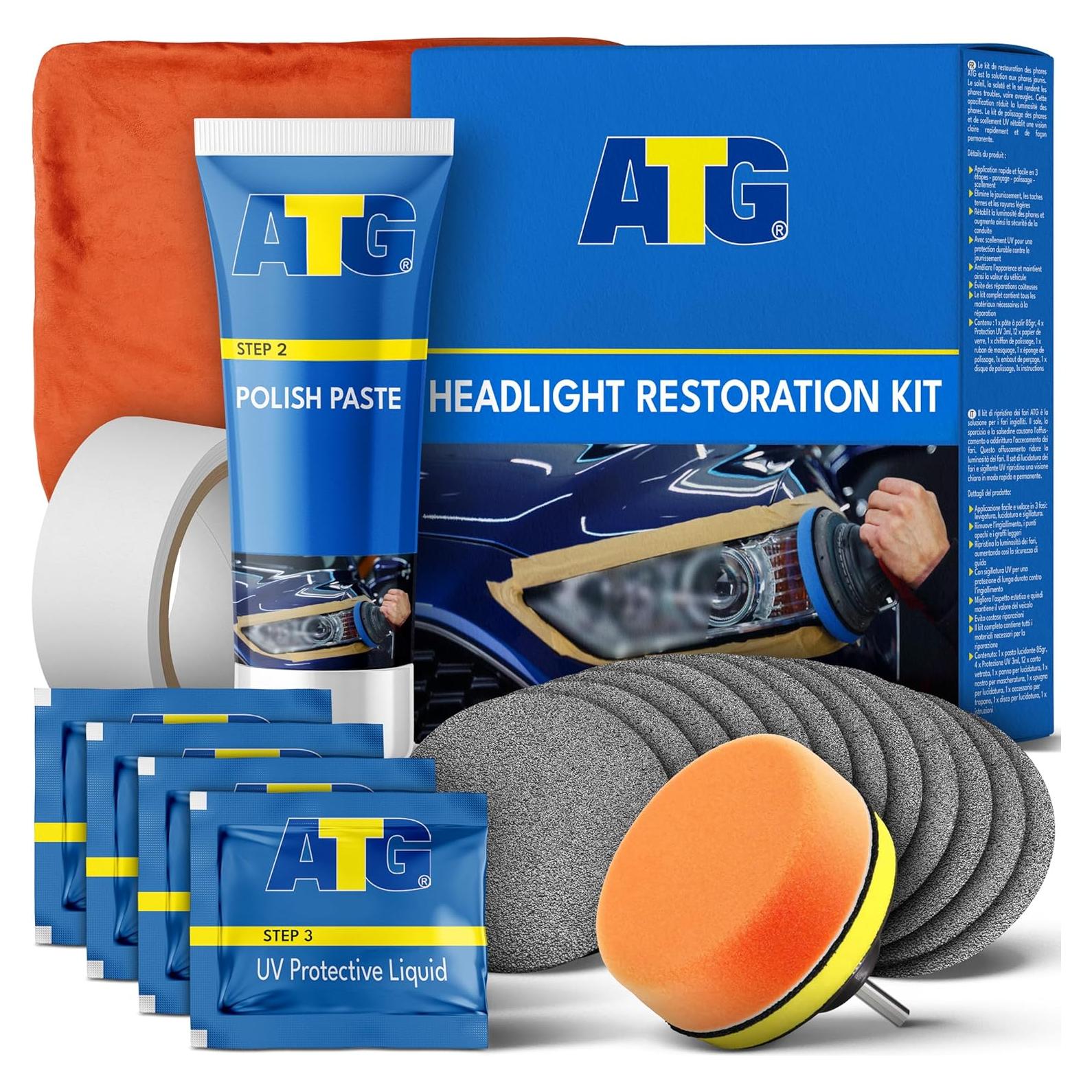 Kit de Restauración de Faros ATG - Universal para Coche