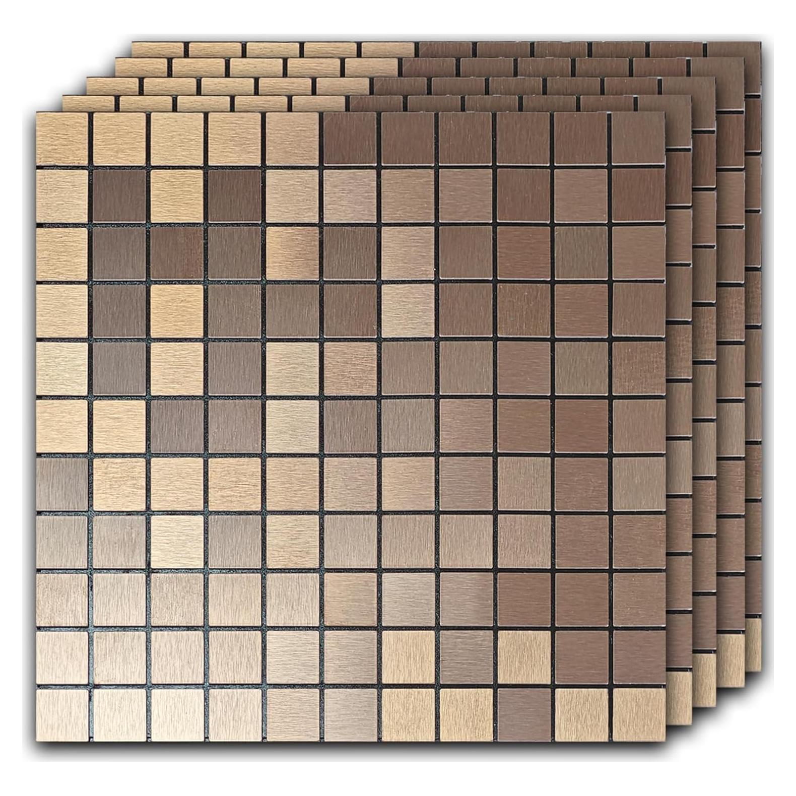 10 Calcomanías de Pared Autoadhesivas Sanyeskkiy Cobre