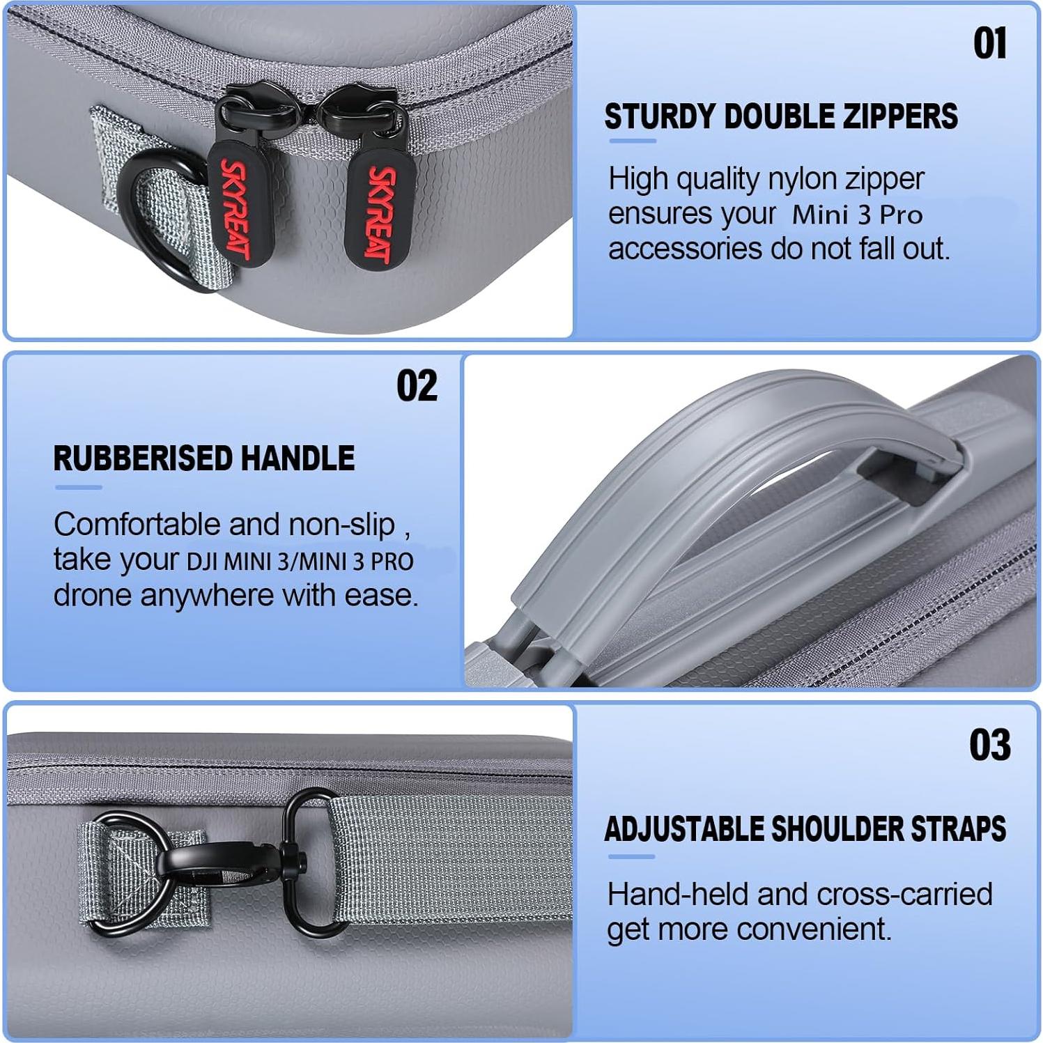 Funda Compacta Skyreat para Drone DJI Mini 3 Pro - Impermeable