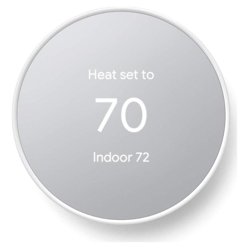Termostato Inteligente Google Nest Wifi Programable Nieve