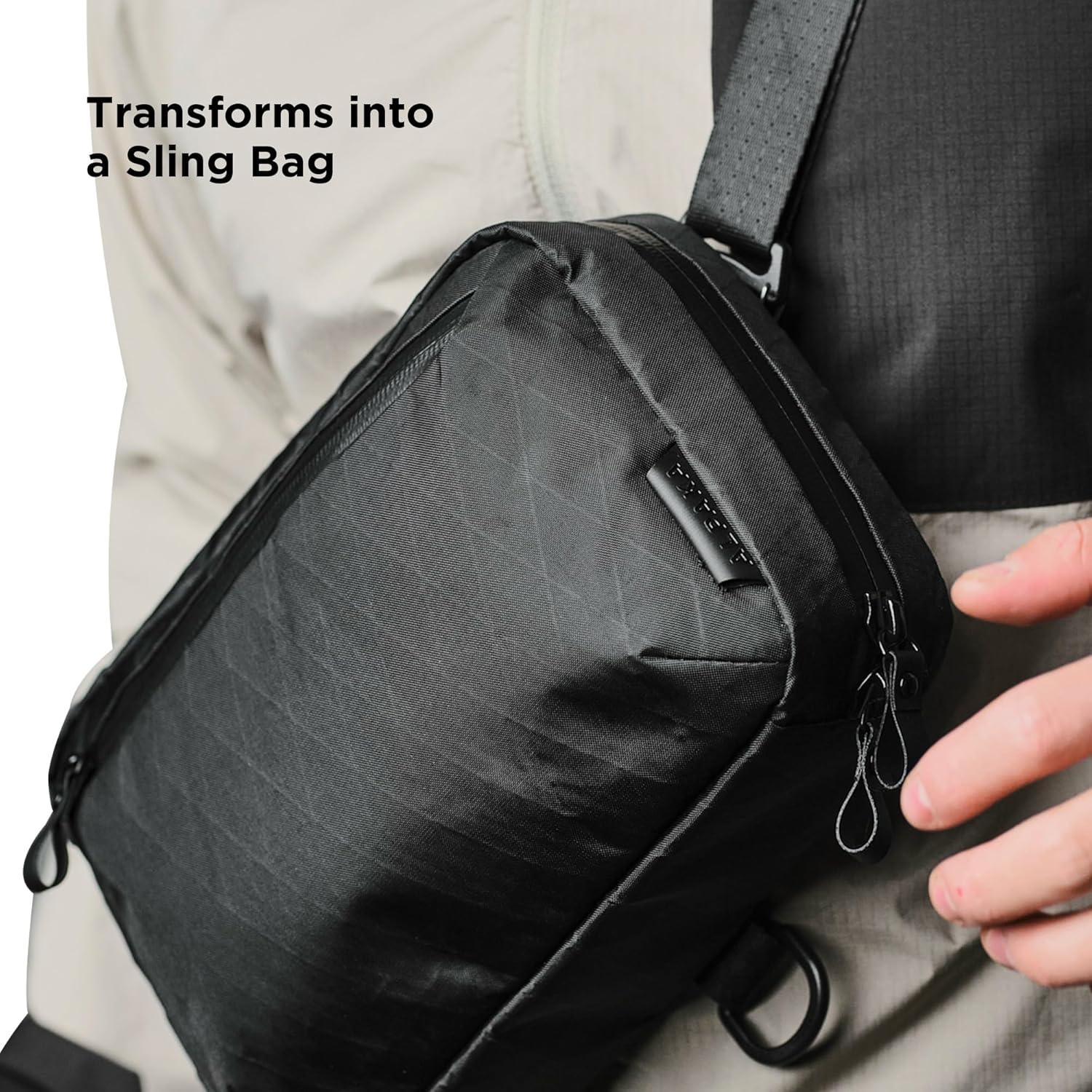 Estuche Tecnológico ALPAKA Negro - Organizador de Cables Impermeable