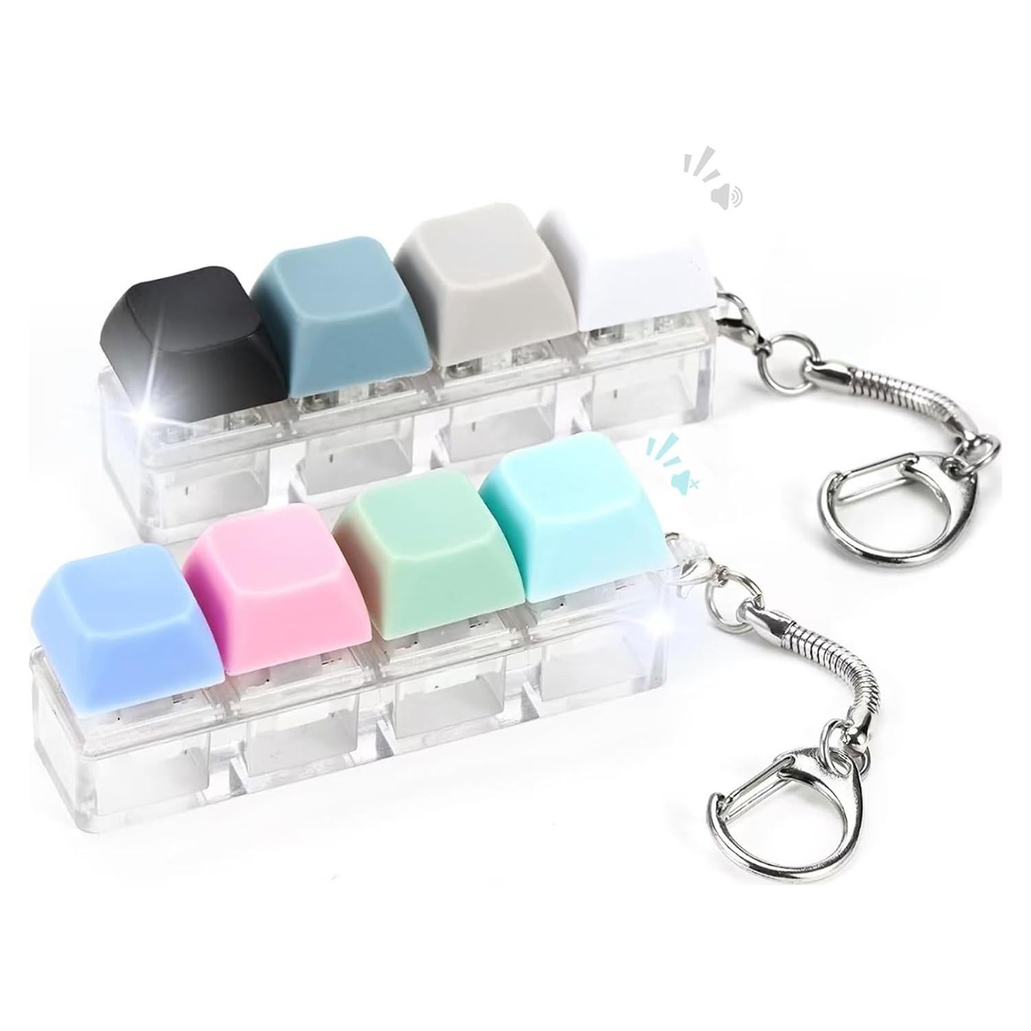 Juguete Antiestrés de Teclado MSBRCH - 2 Piezas Silencioso