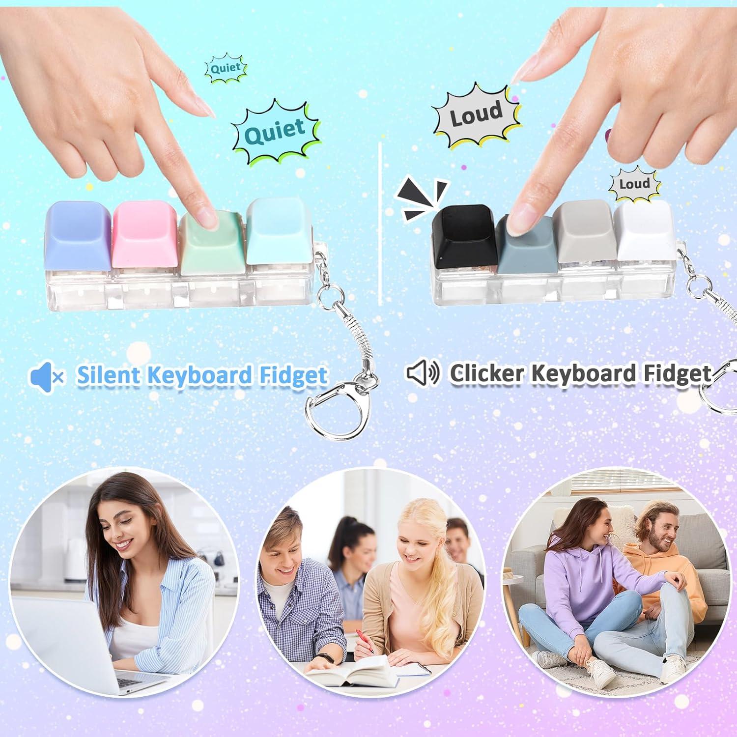 Juguete Antiestrés de Teclado MSBRCH - 2 Piezas Silencioso