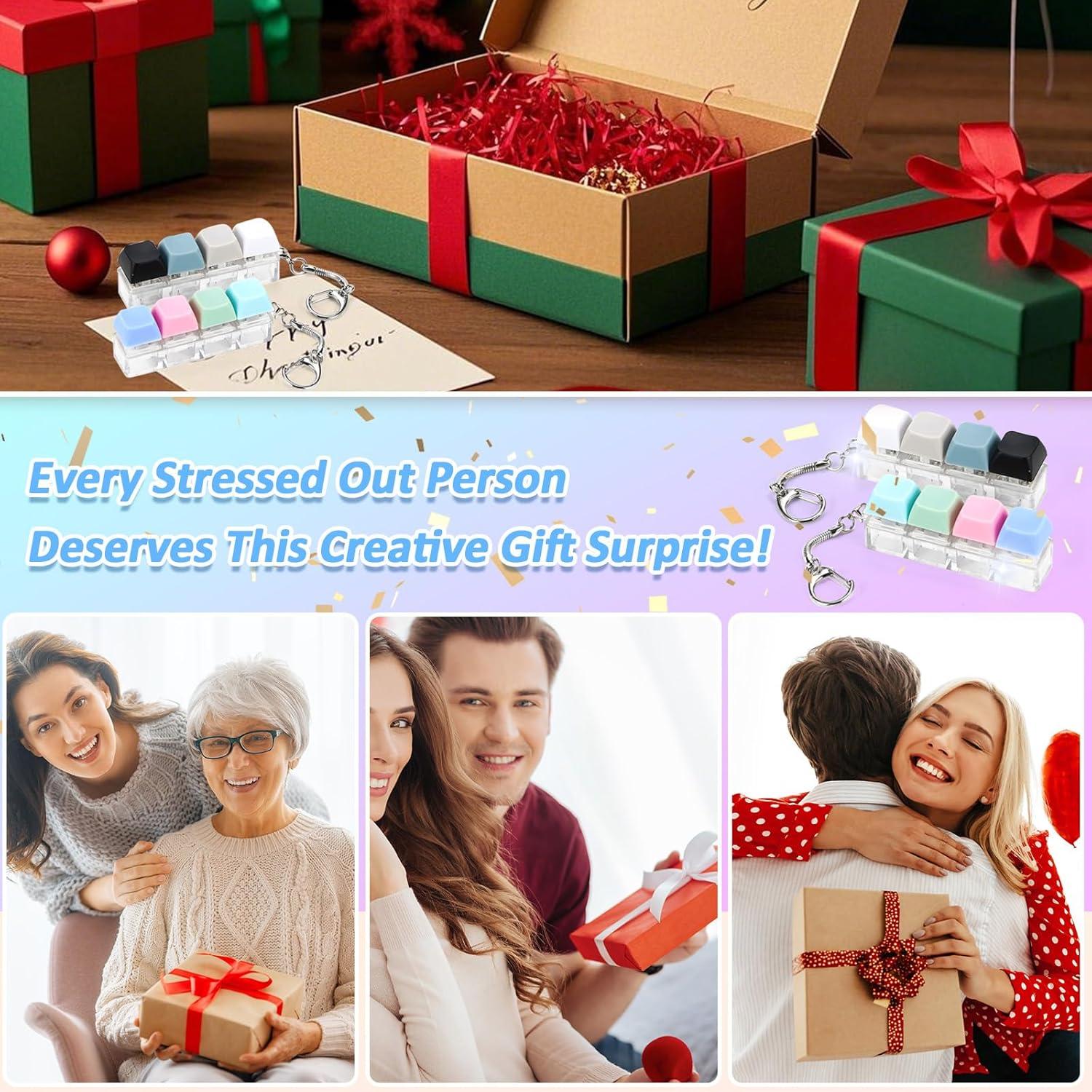 Juguete Antiestrés de Teclado MSBRCH - 2 Piezas Silencioso