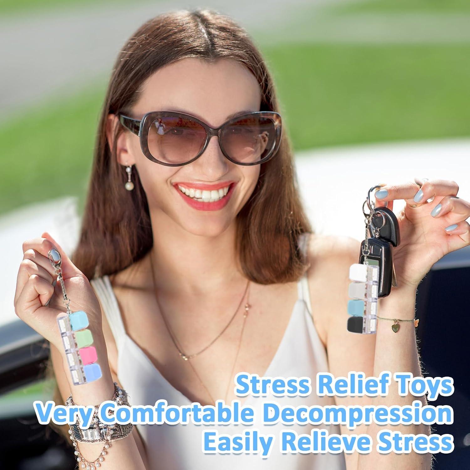 Juguete Antiestrés de Teclado MSBRCH - 2 Piezas Silencioso