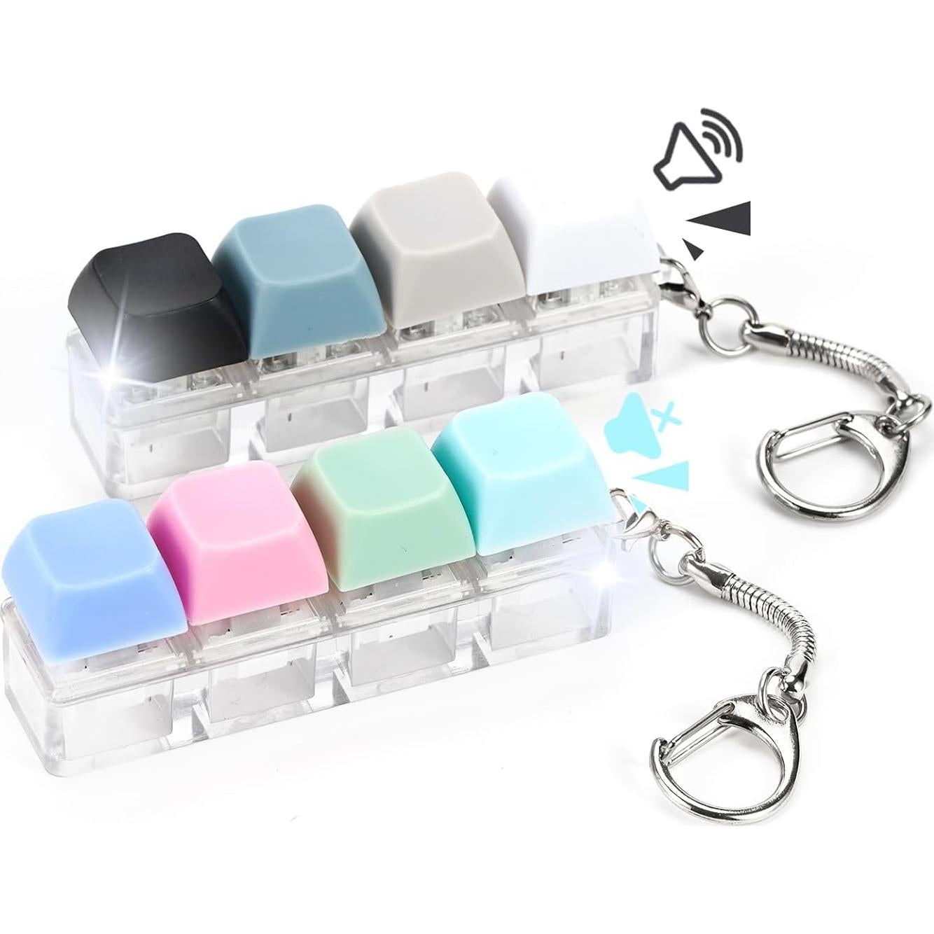 Juguete Antiestrés de Teclado MSBRCH - 2 Piezas Silencioso