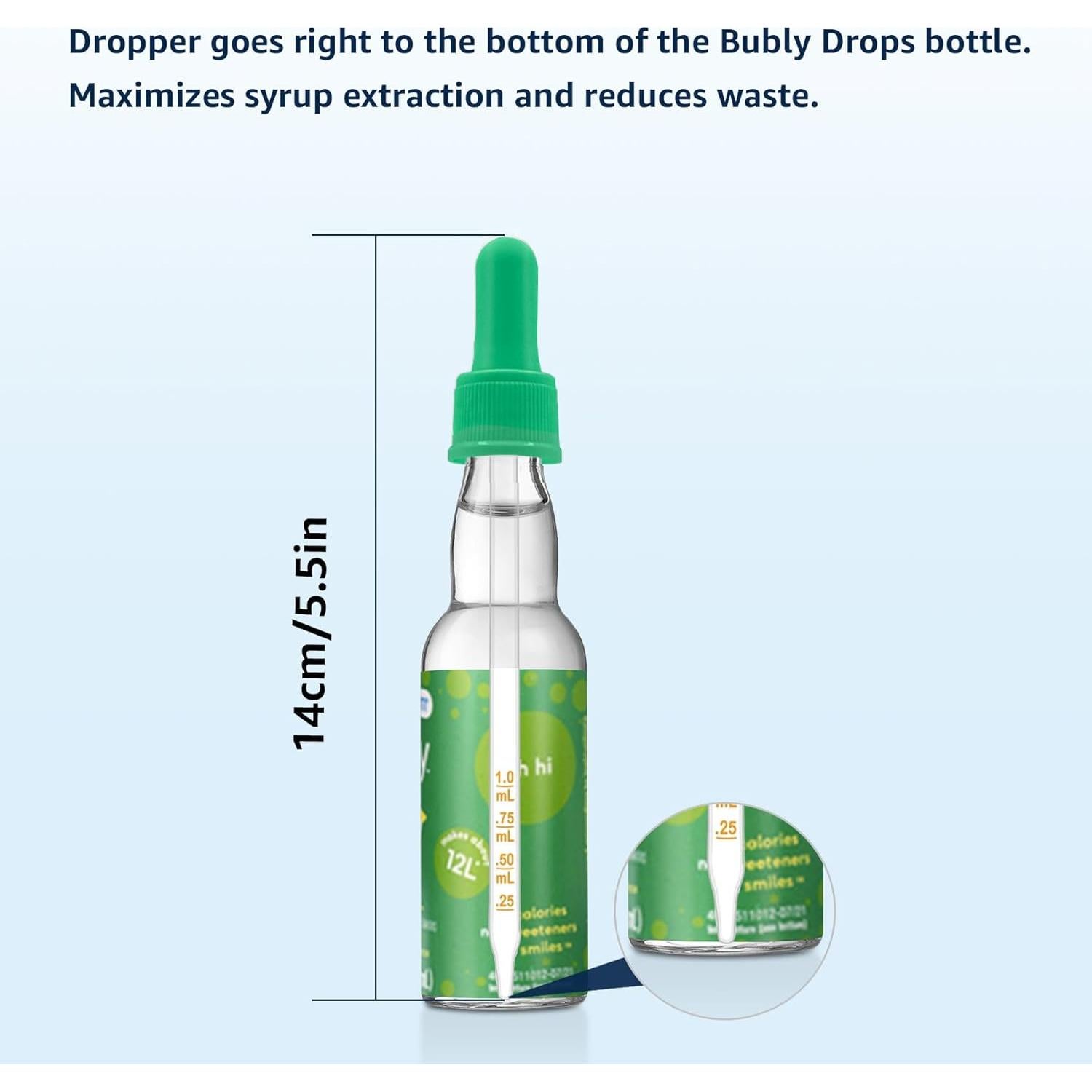 Pipetas de vidrio JAYOBGO 1ML con gotero graduado 6PCS