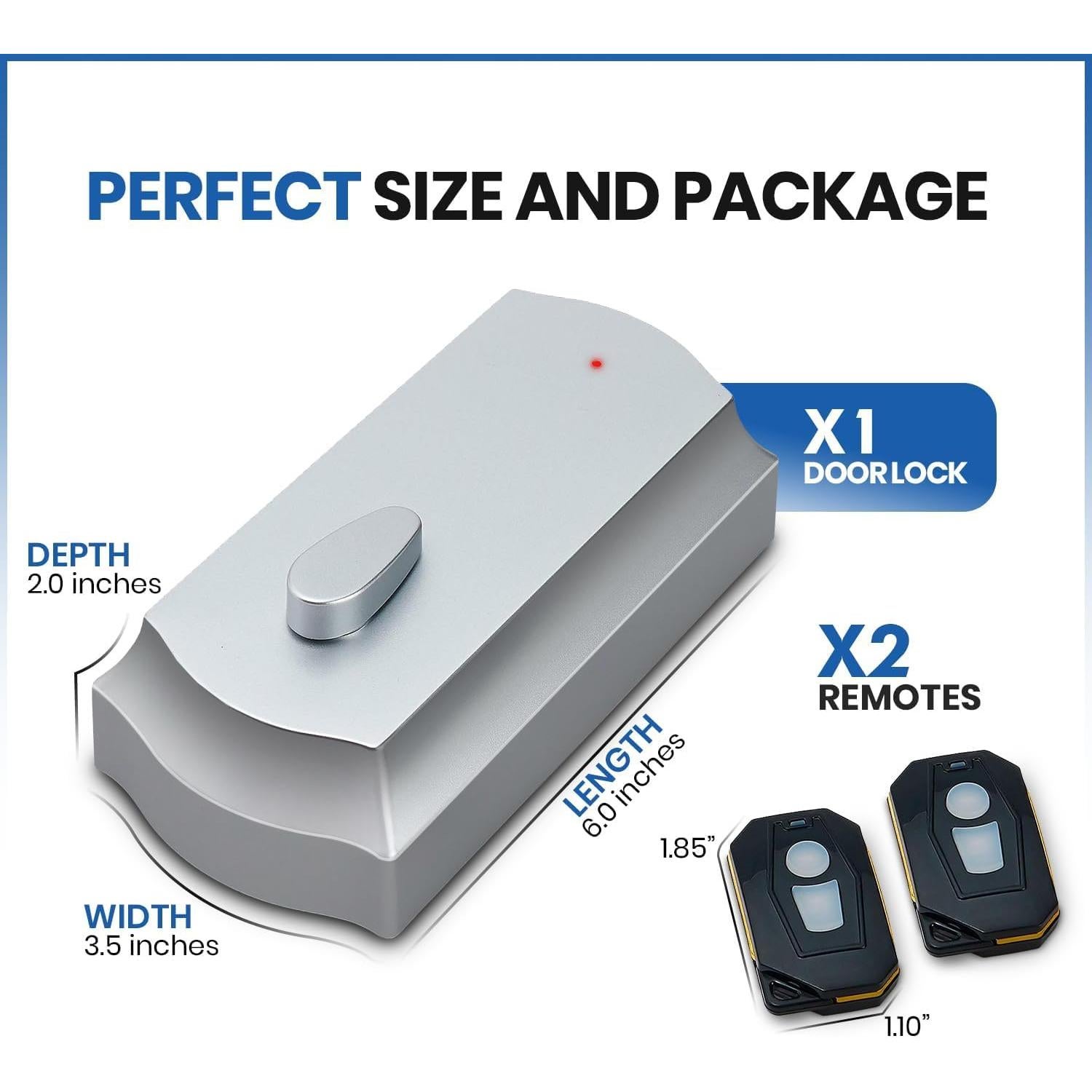 Cerradura Inteligente InstaLock Plata Cepillada - Sin Llave