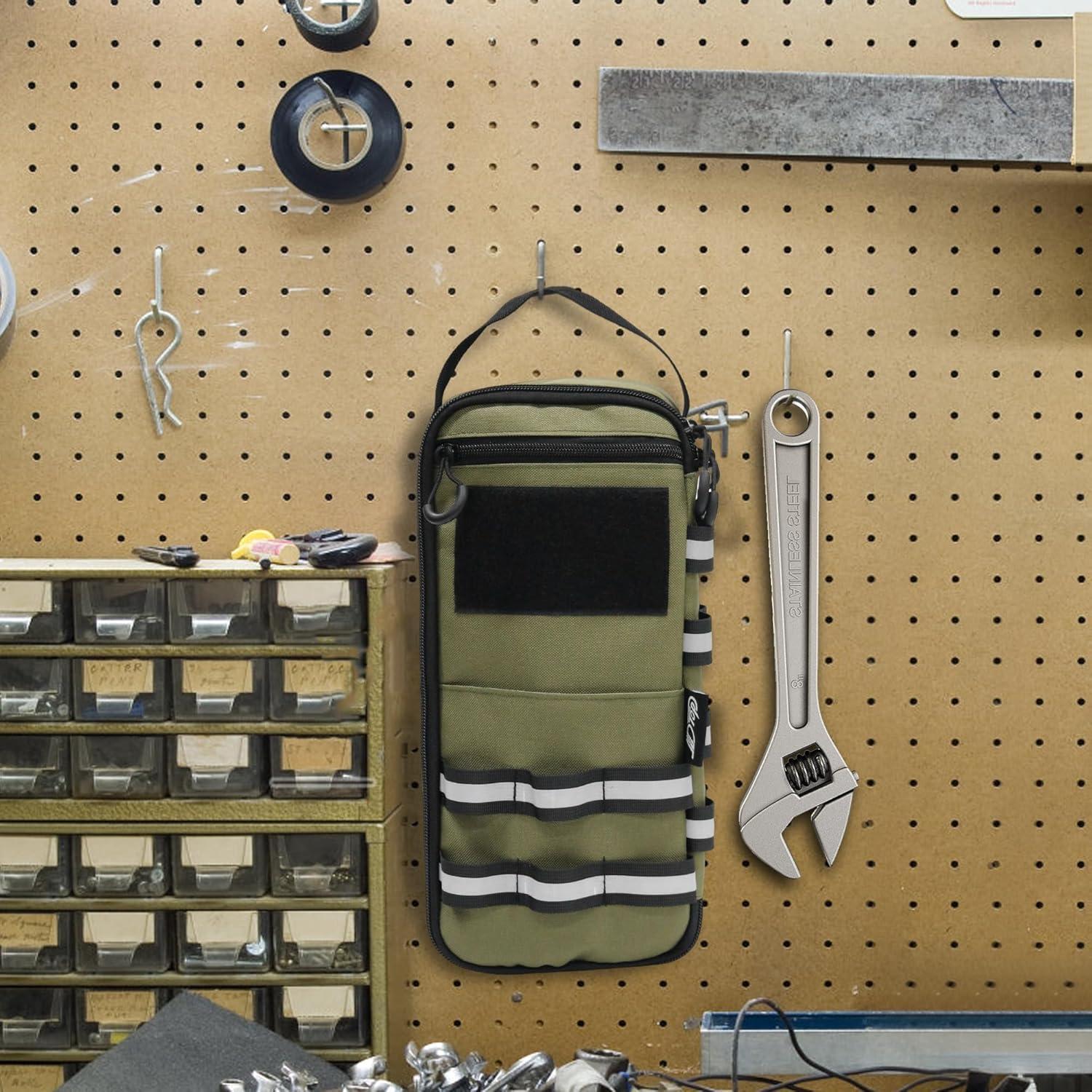 Bolsa de Herramientas Táctica JLDTOP Verde Militar 32.5x14.2cm