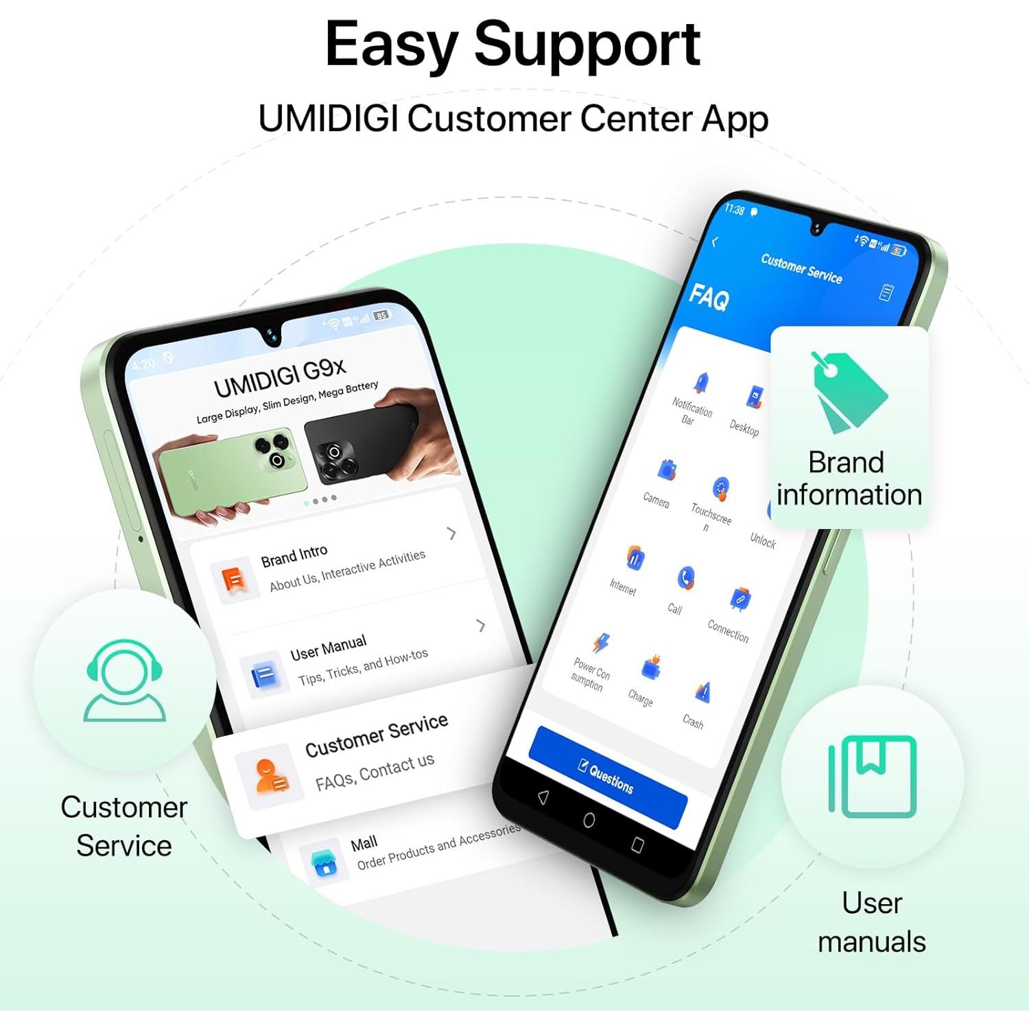UMIDIGI G9X Teléfono Celular Desbloqueado 6.75" 90Hz 4G
