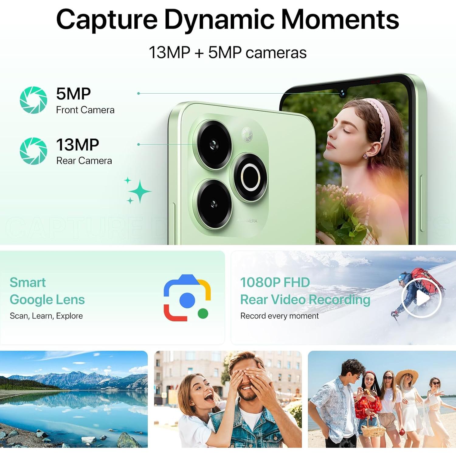 UMIDIGI G9X Teléfono Celular Desbloqueado 6.75" 90Hz 4G