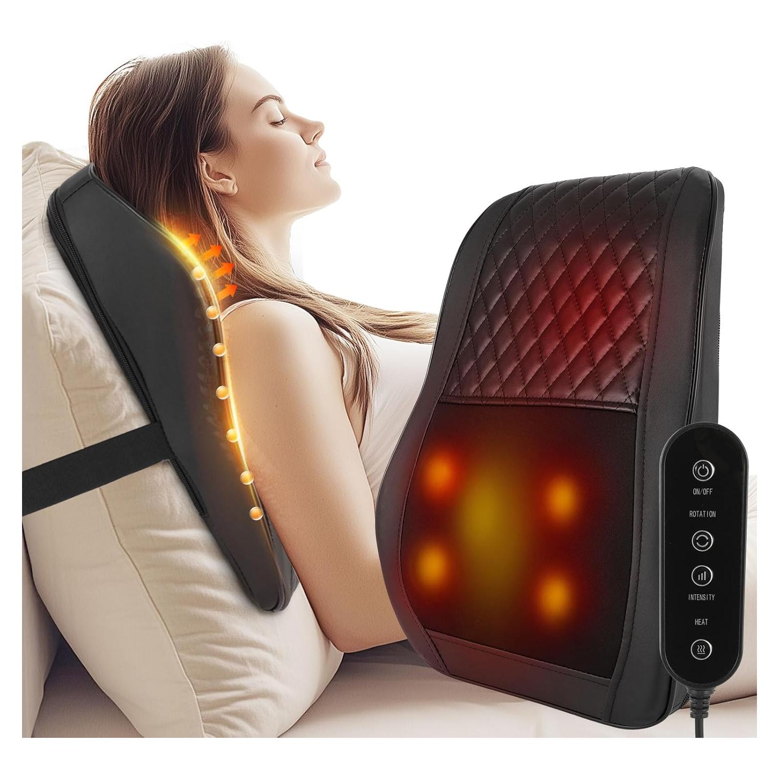 Masajeador de Cuello y Espalda AERLANG Inalámbrico con Calor 3D