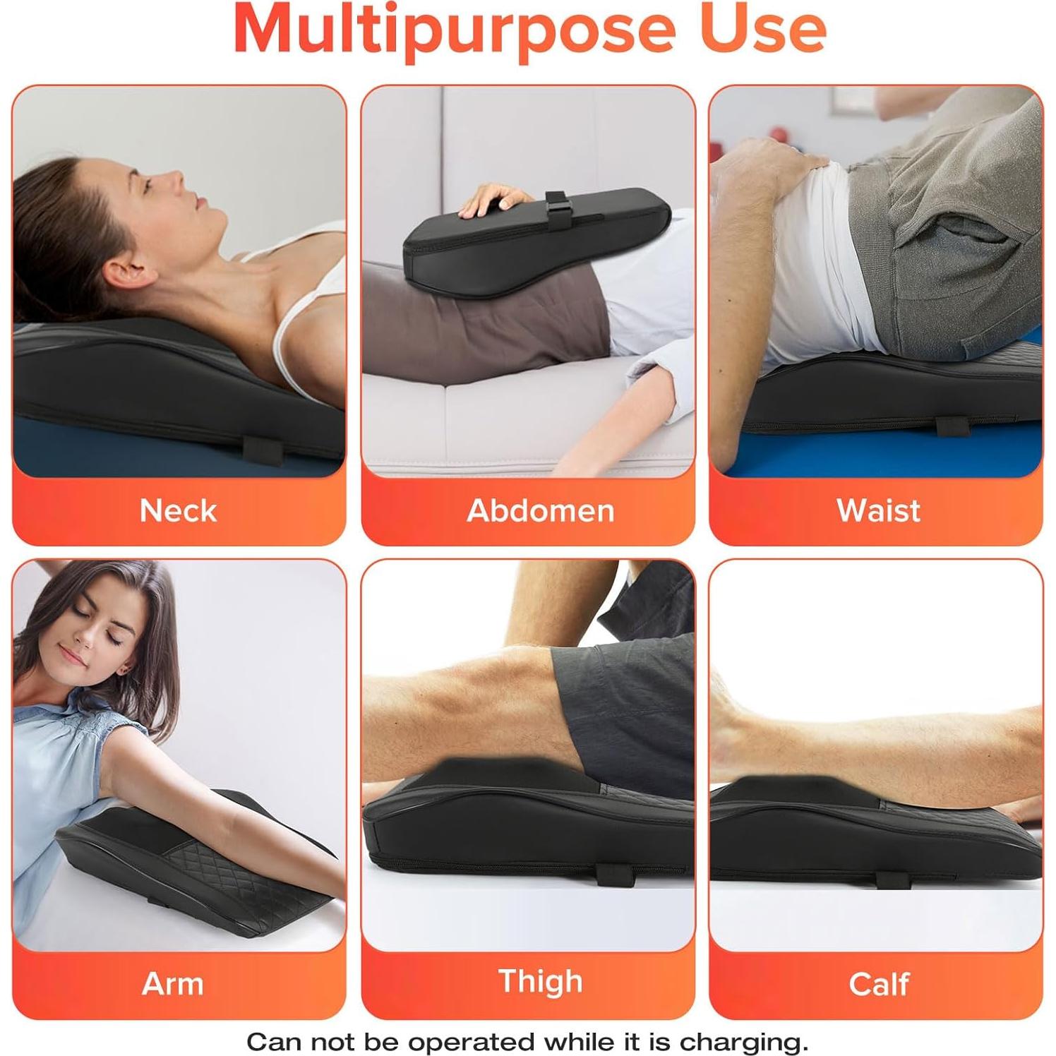 Masajeador de Cuello y Espalda AERLANG Inalámbrico con Calor 3D