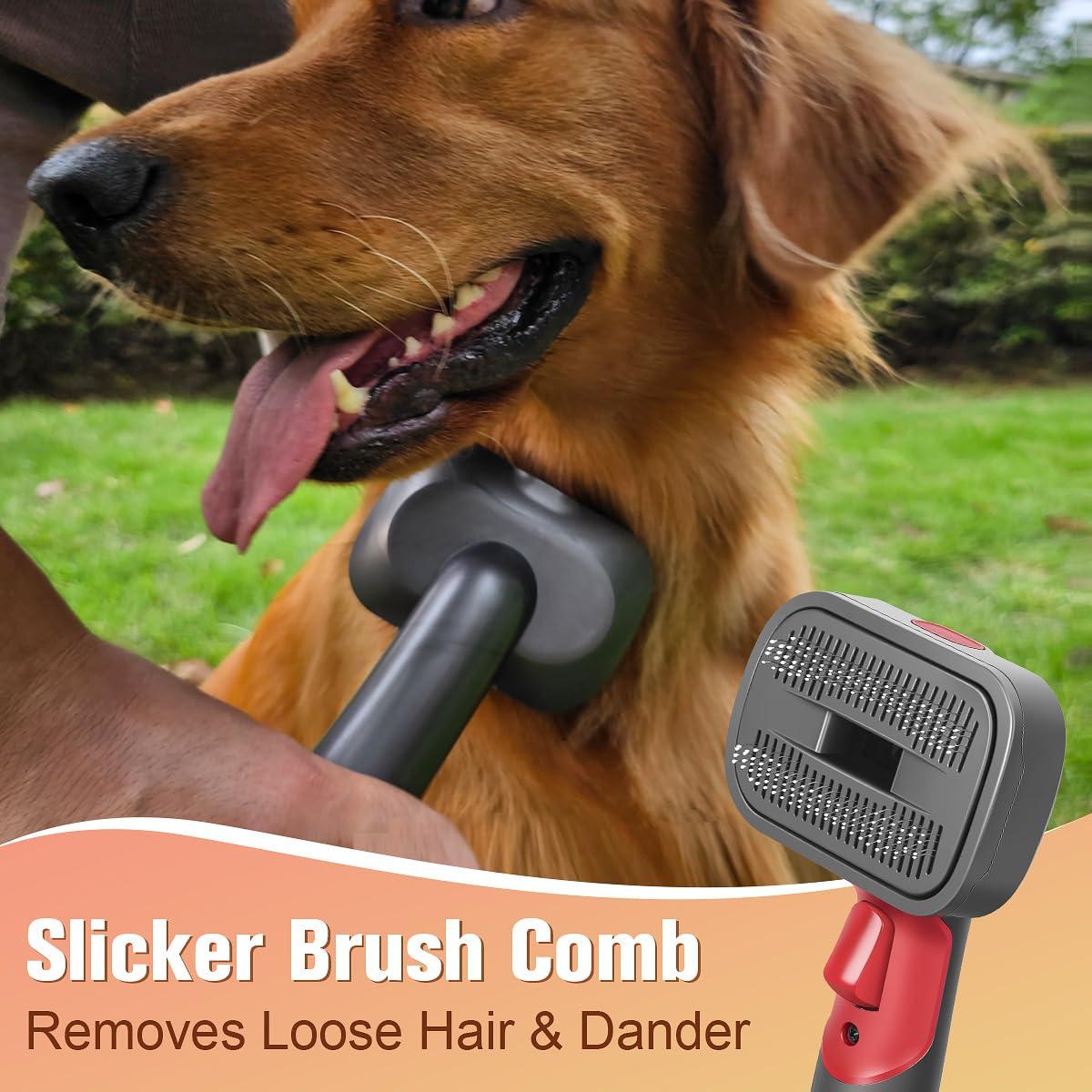 Cepillo Aspirador 2 en 1 FUNTECK para Perros Compatible Dyson