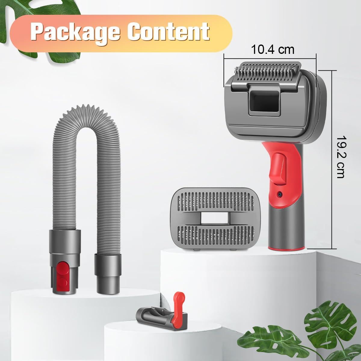 Cepillo Aspirador 2 en 1 FUNTECK para Perros Compatible Dyson