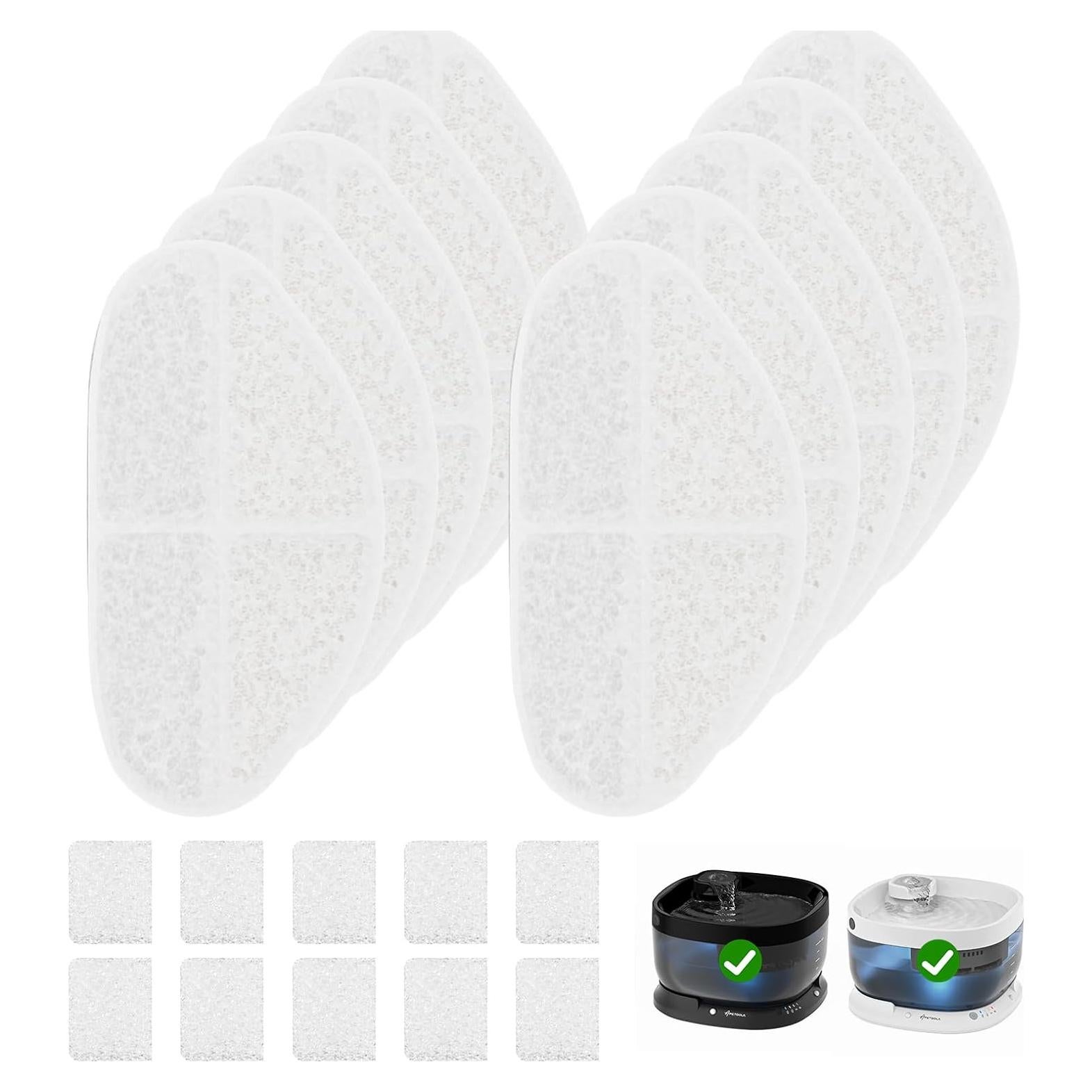 Filtros de Reemplazo APETDOLA para Fuente de Agua Perro FP30 - Paquete de 5