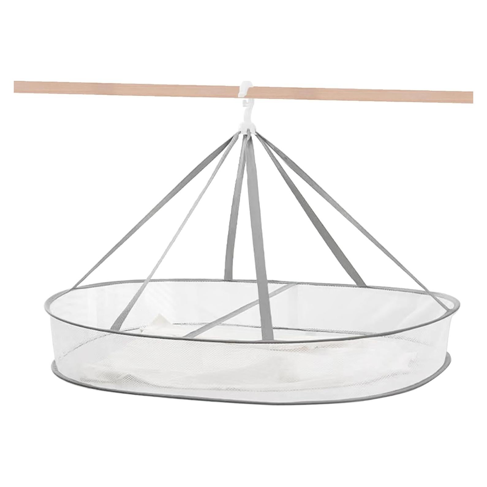 Perchero Plegable WEISGJA 1 Nivel para Secar Ropa Gris