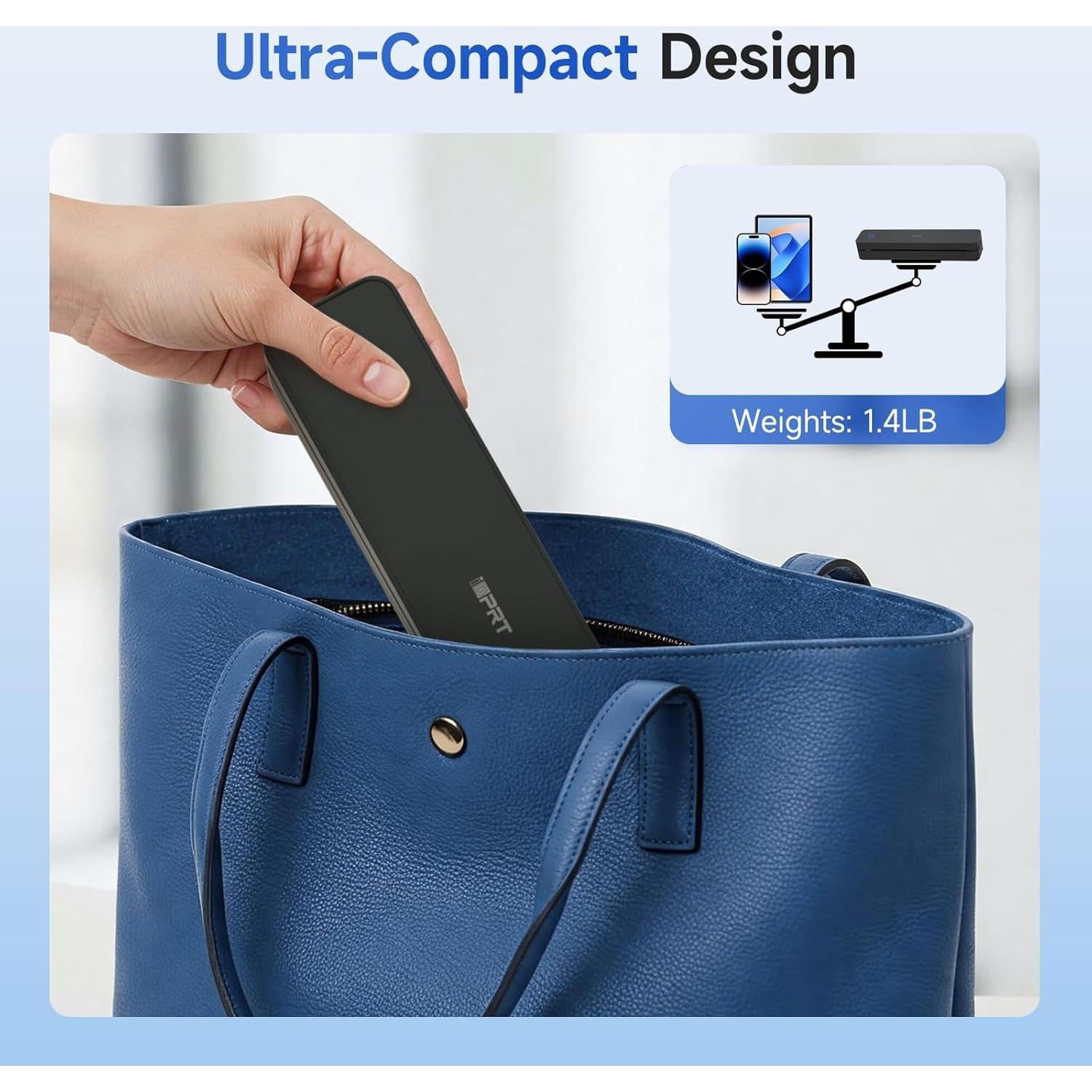 Impresora Portátil iDPRT MT610 Pro Inalámbrica 21.6x27.9 cm