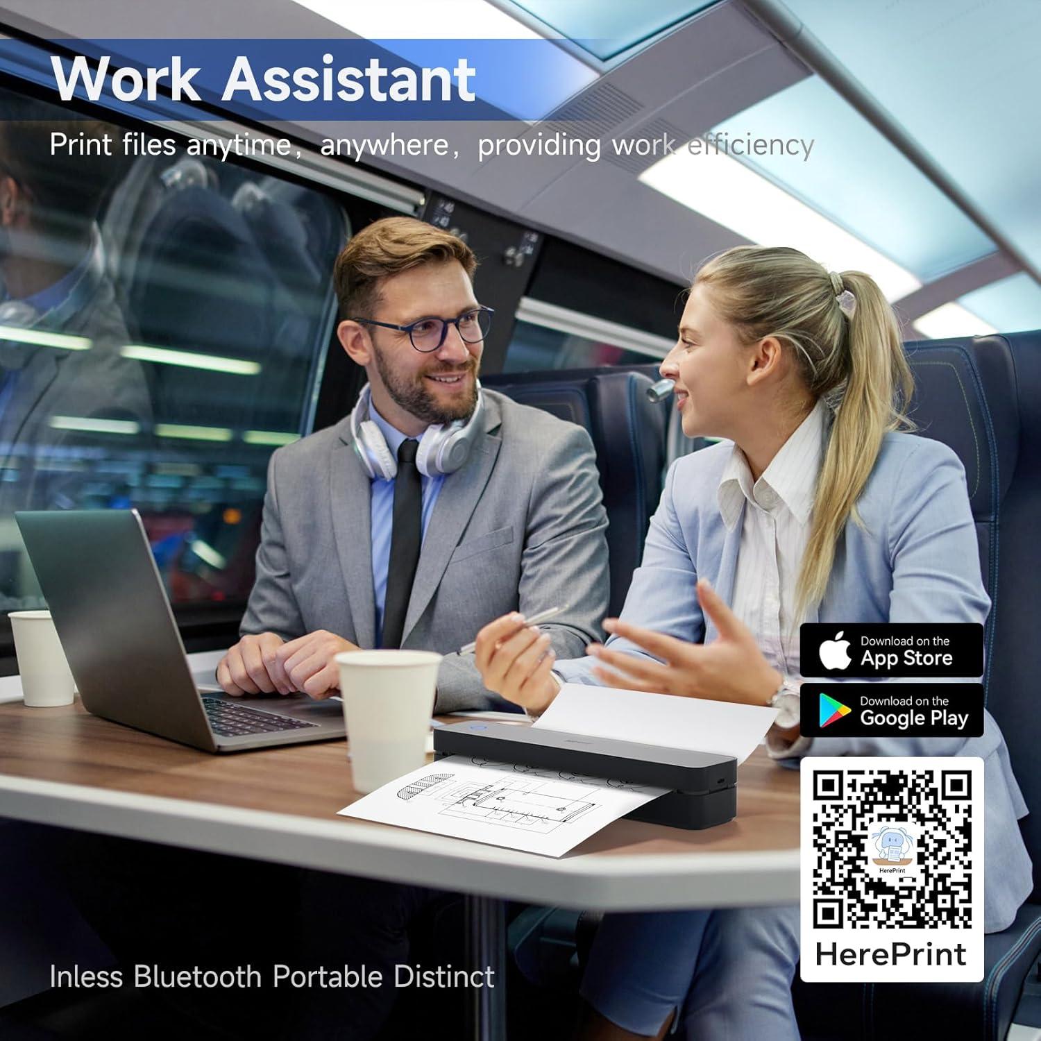 Impresora Portátil iDPRT MT610 Pro Inalámbrica 21.6x27.9 cm