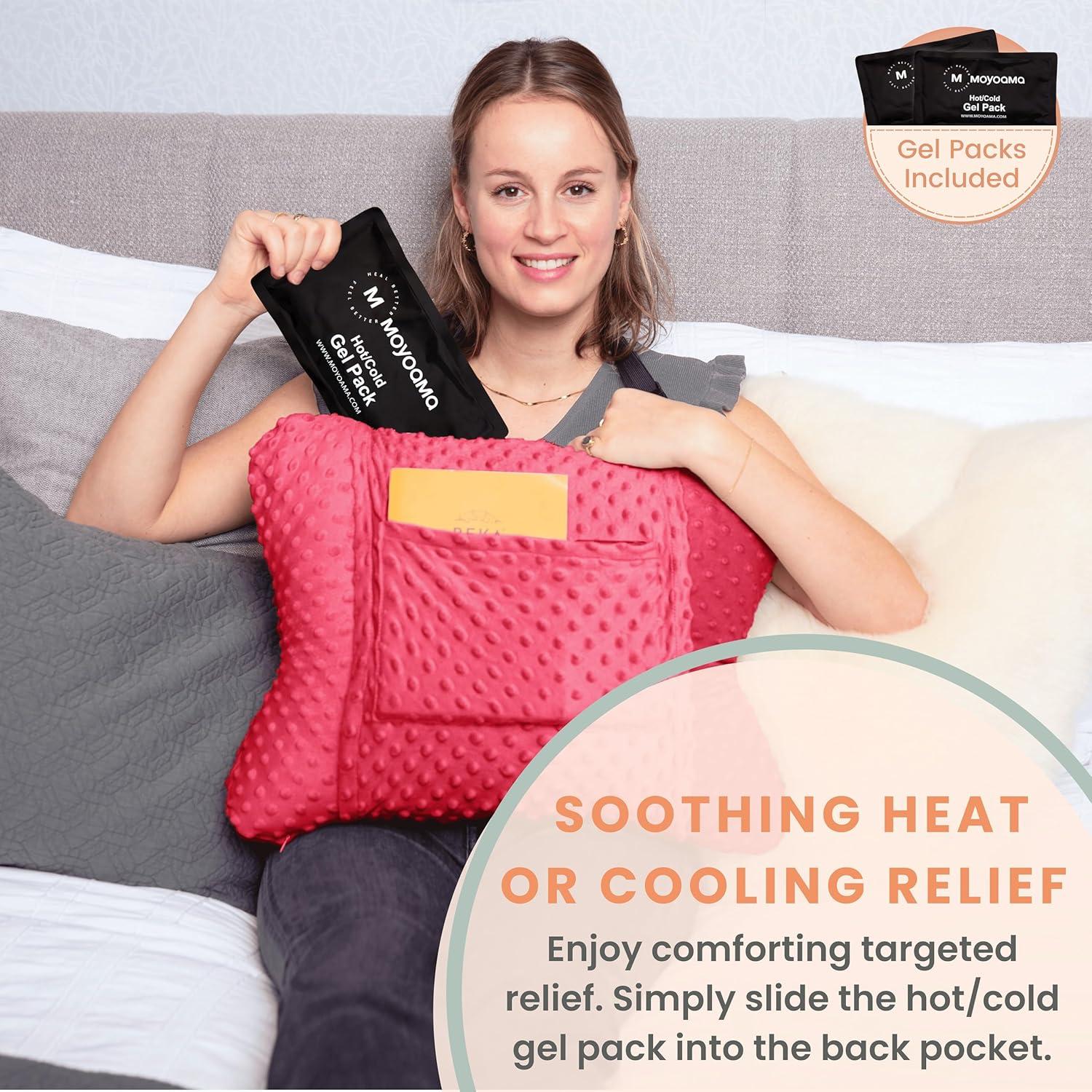 Almohada para Histerectomía MOYOAMA con 2 Bolsas de Gel