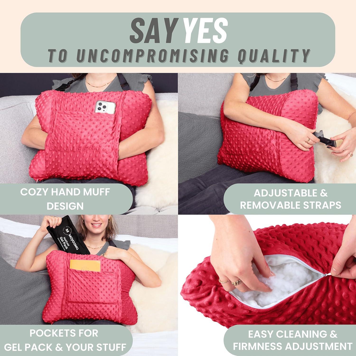 Almohada para Histerectomía MOYOAMA con 2 Bolsas de Gel