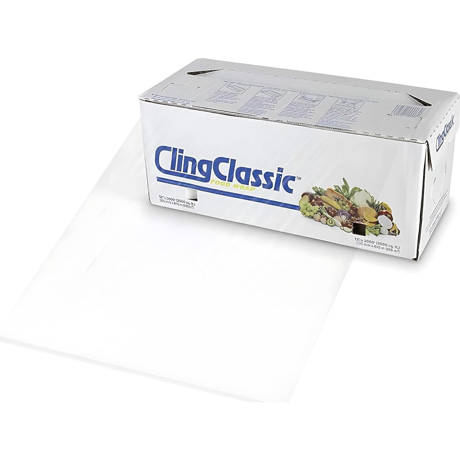 Film Plástico para Alimentos Pokanic 30 cm x 610 m Cortador ZipSafe