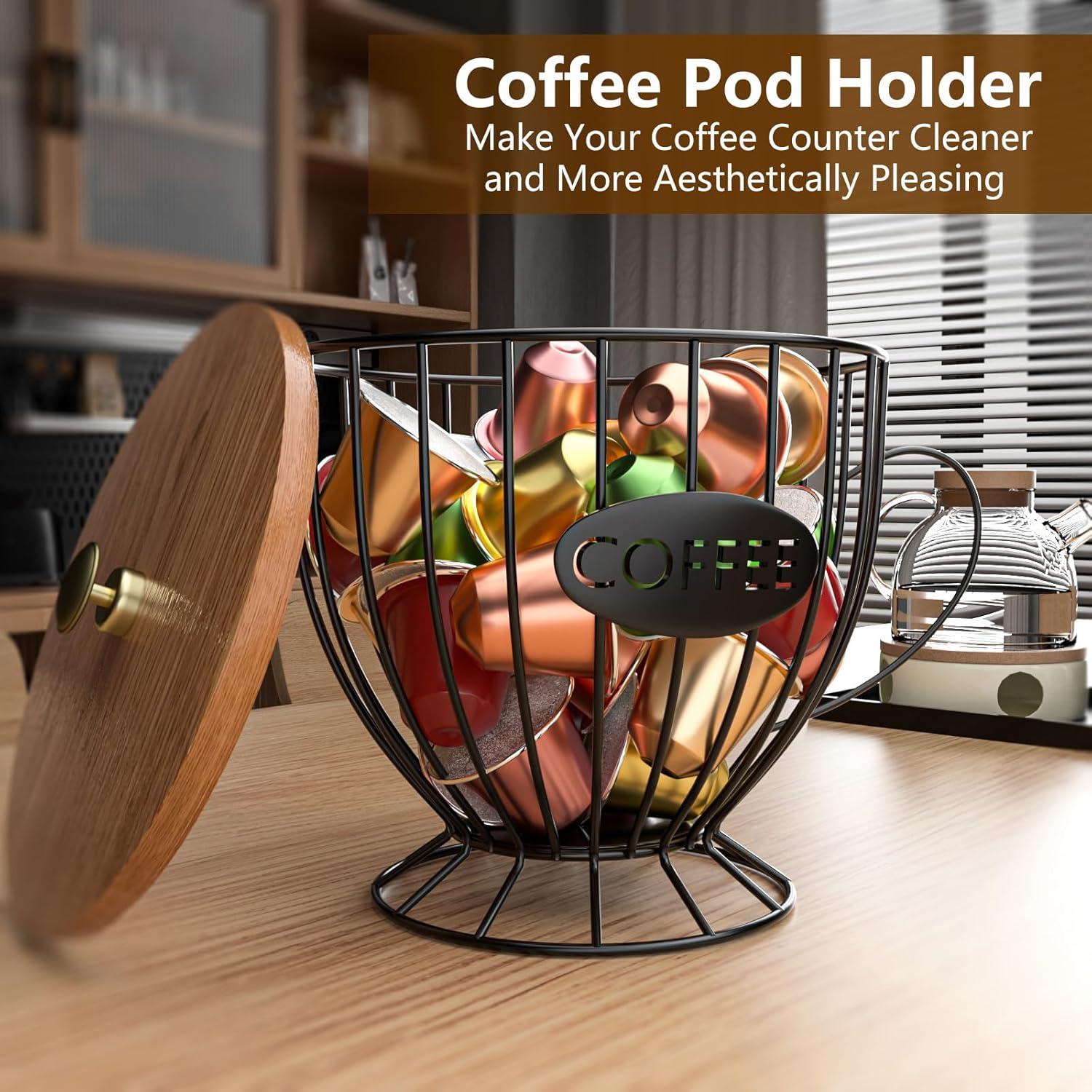 Soporte para Cápsulas de Café CORTNK Negro 17x16 cm Multiusos