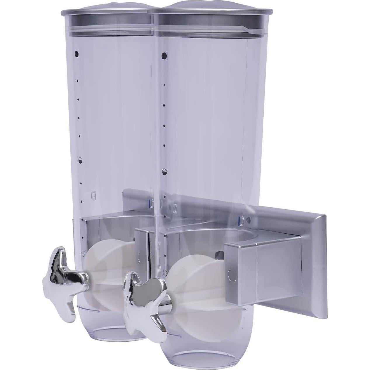 Dispensador de Alimentos Montado en la Pared Kevender 3L Negro