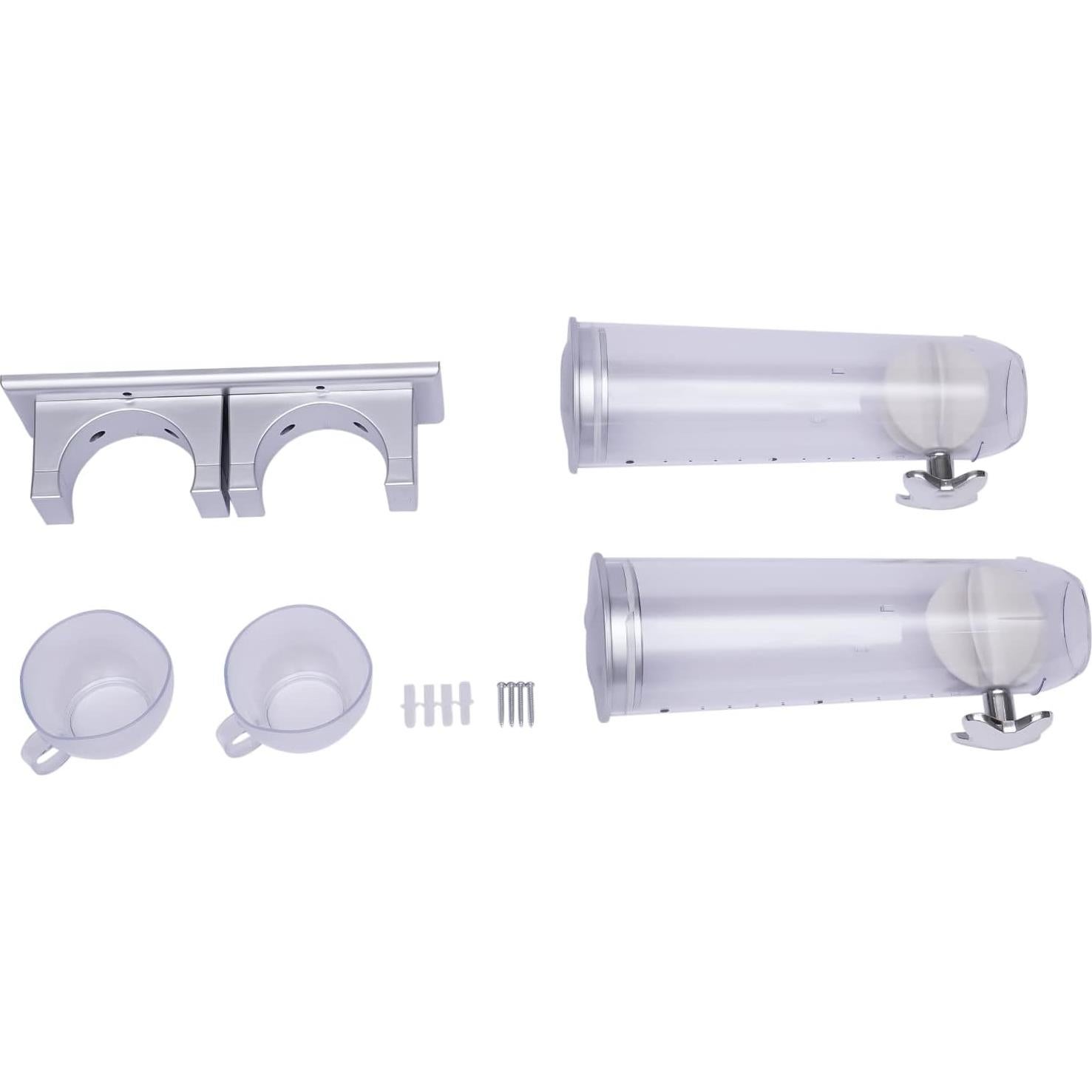 Dispensador de Alimentos Montado en la Pared Kevender 3L Negro