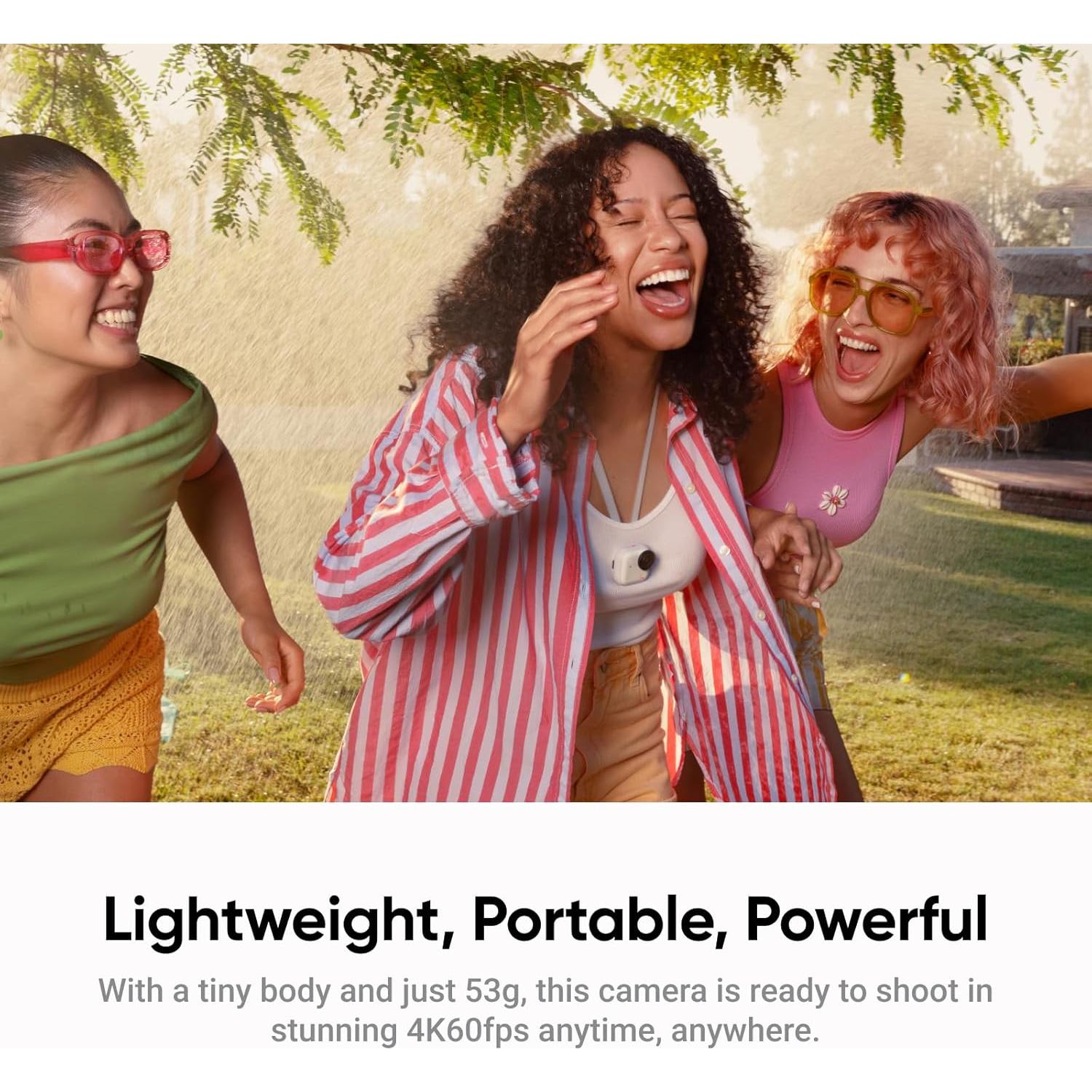 Insta360 GO Ultra Standard Bundle - Tiny Hands-Free 4K Cam, Lightweight & Portable, Low Light Excellence, Mount Anywhere, FlowState Stabilization, 200 Min Battery Life, Waterproof to 33ft