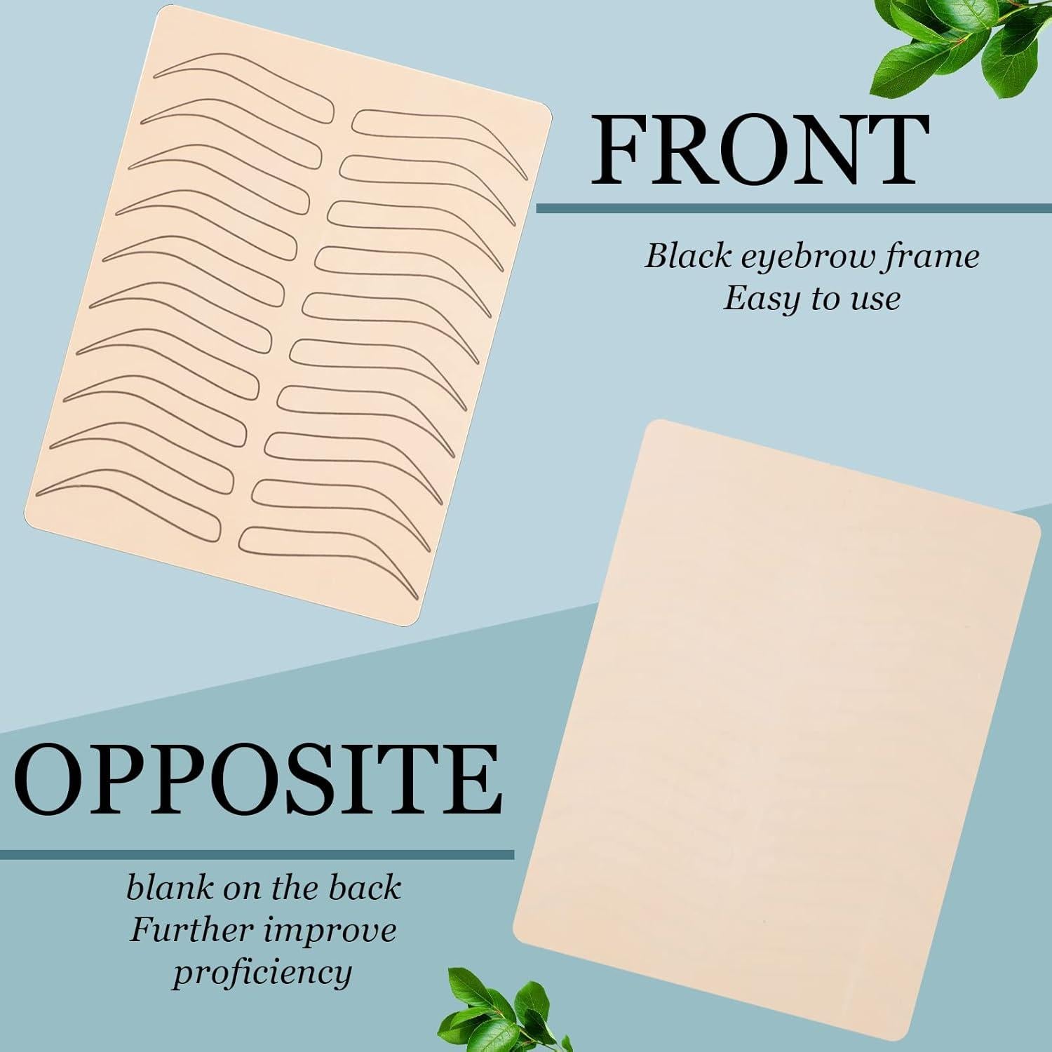 Kit de Práctica Microblading Maitys 16 Piezas Silicona Negra