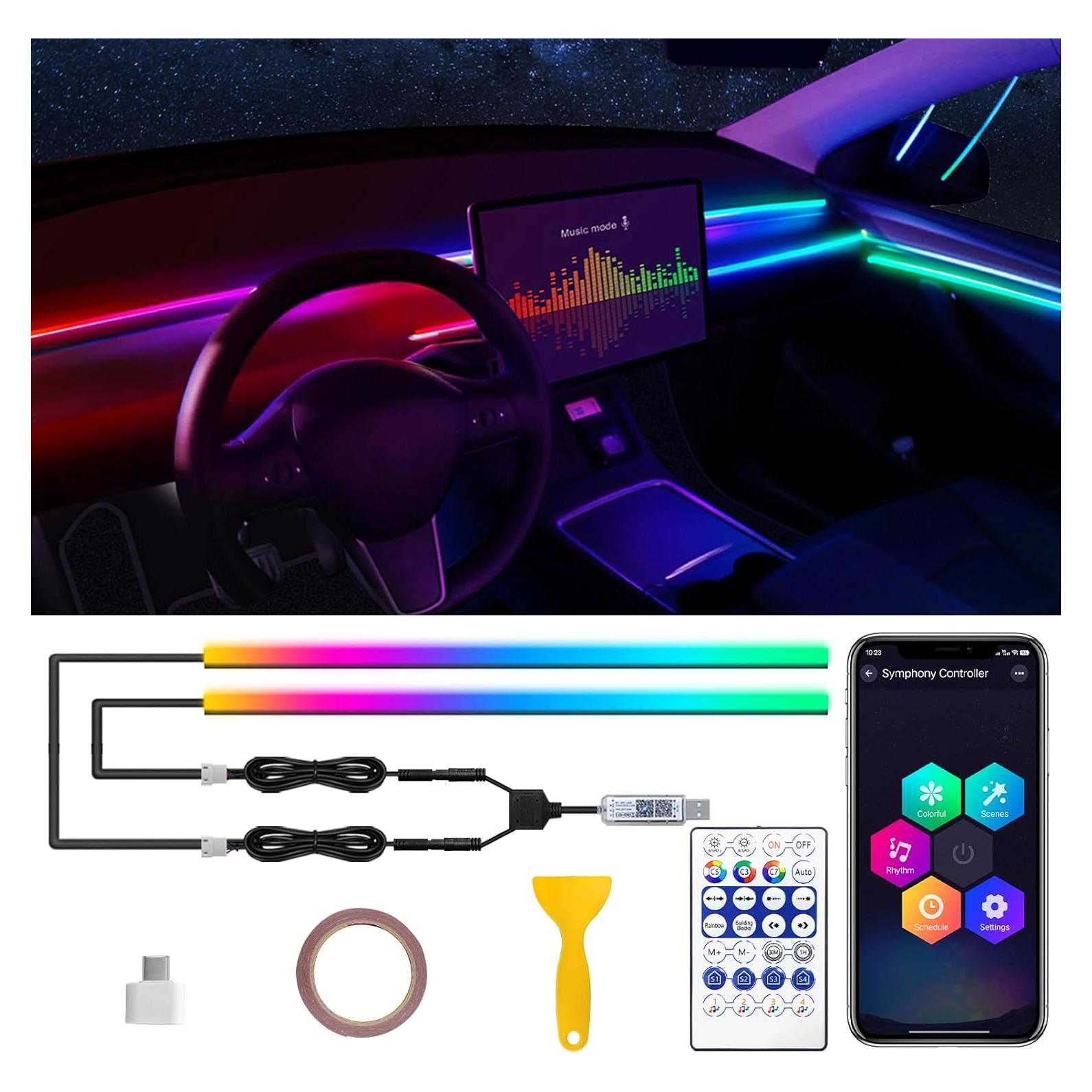 Luces LED de Tira Interior MAODANER Dreamcolor 2 en 1 150 cm