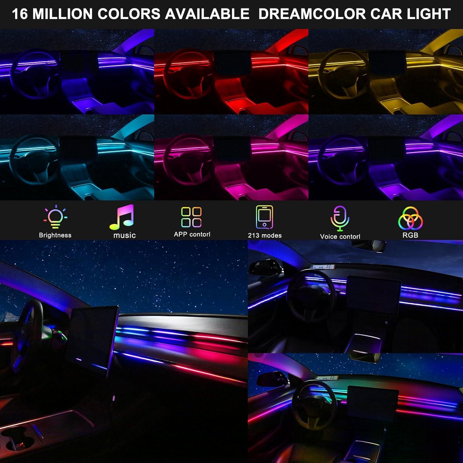 Luces LED de Tira Interior MAODANER Dreamcolor 2 en 1 150 cm