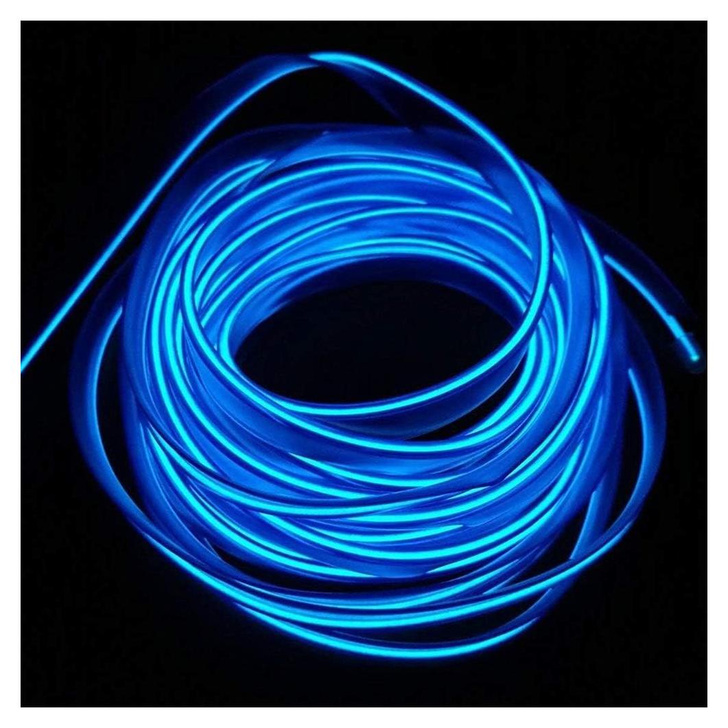 Luces de Neón ABALDI 5m Azul Electroluminiscente Impermeable