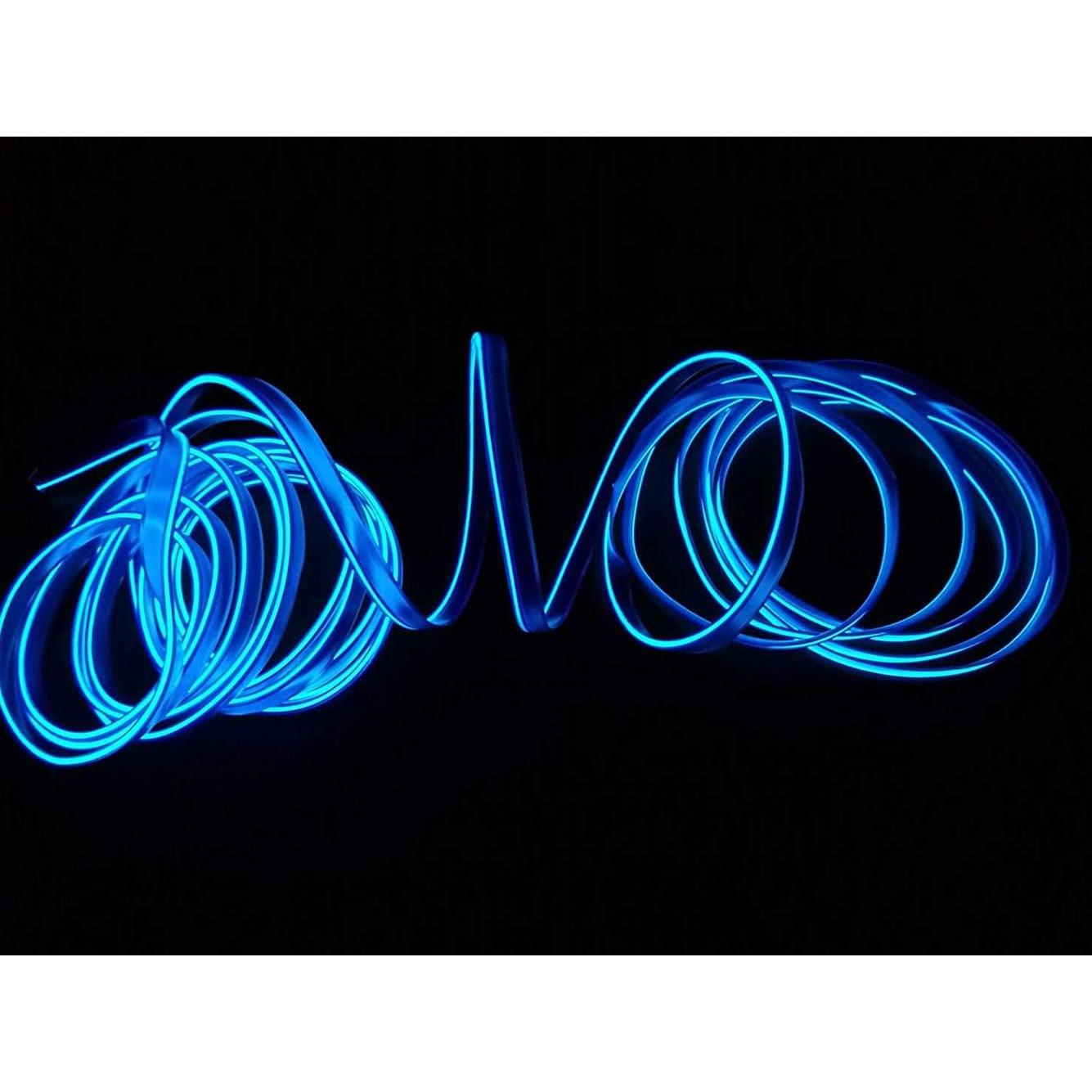 Luces de Neón ABALDI 5m Azul Electroluminiscente Impermeable