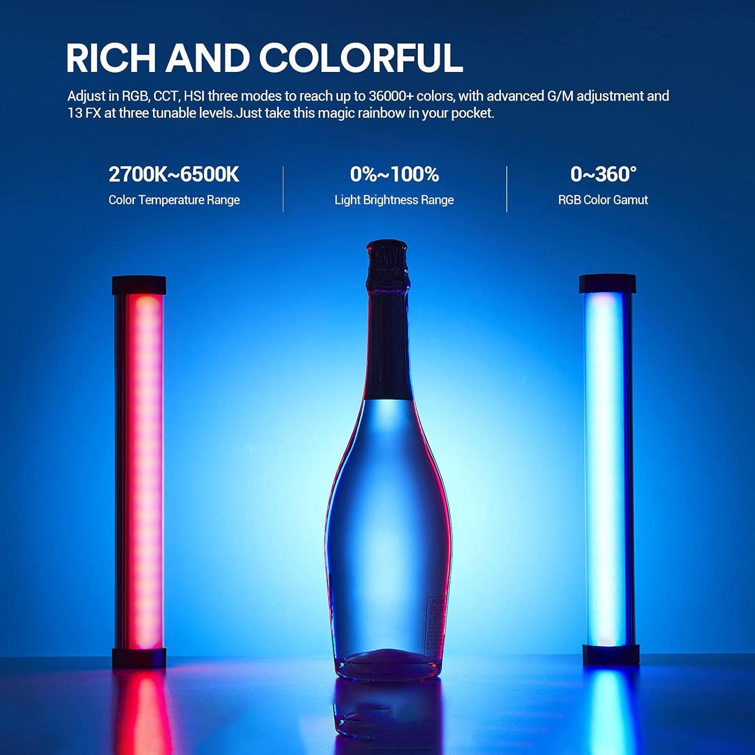 Tubo de Luz LED Godox TL30 RGB Portátil 2700K-6500K