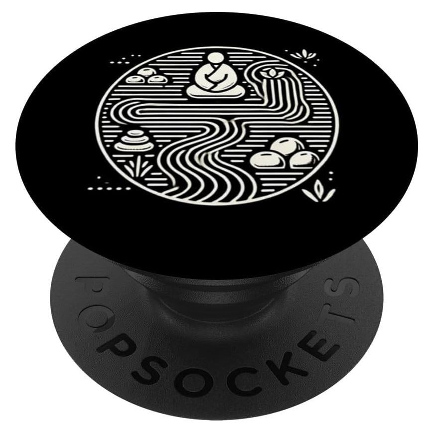 PopSockets Jardín Zen Adhesivo PopGrip para Meditación