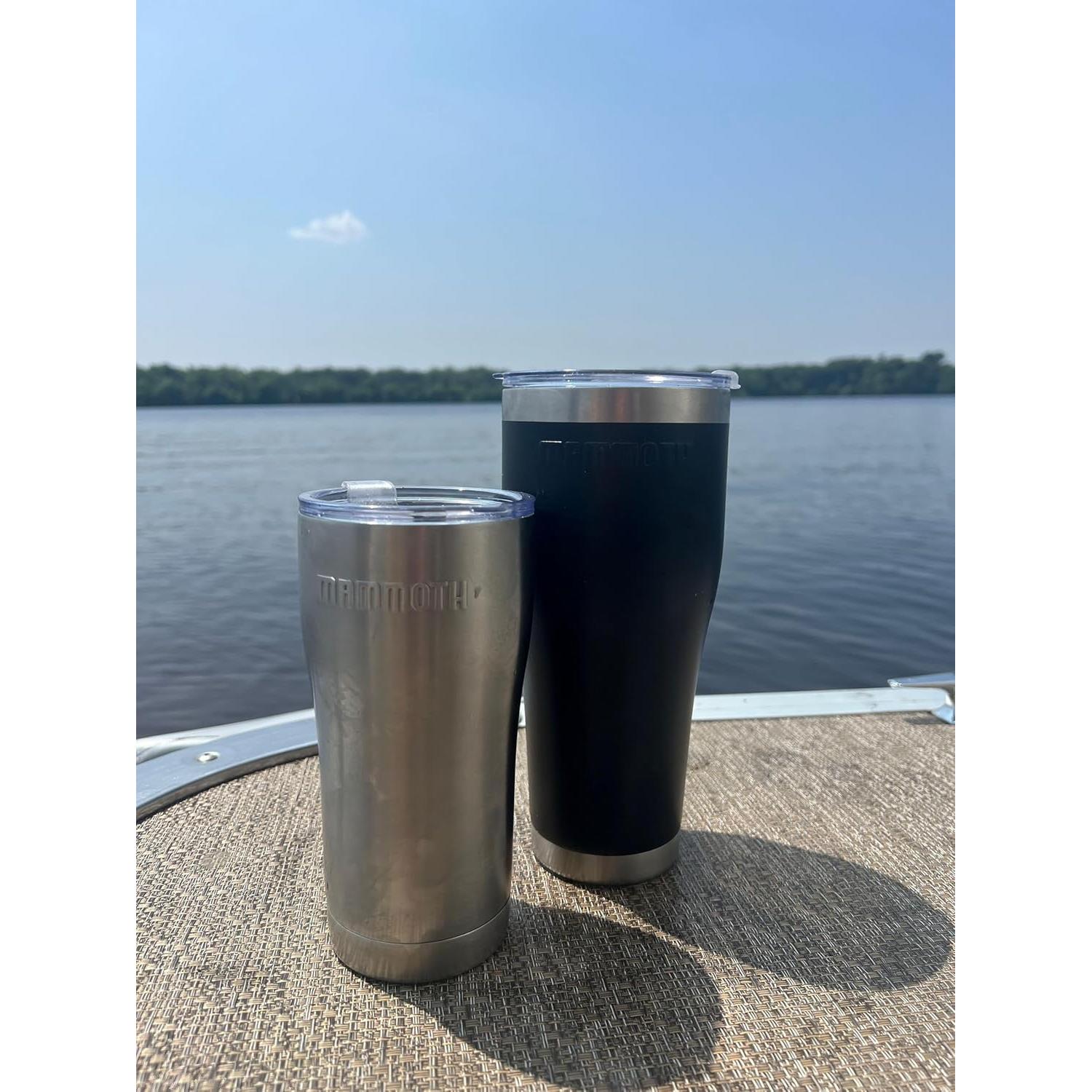 Vaso Aislado Mamut Rover 20oz Acero Inoxidable Negro