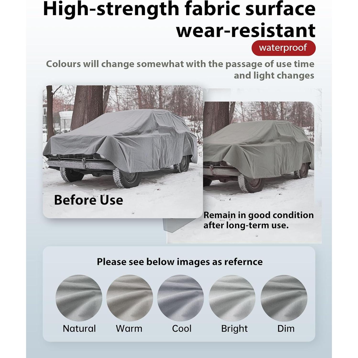 Lona Tarp Impermeable FoundGo 1.83x2.44m 22 Mil Gris