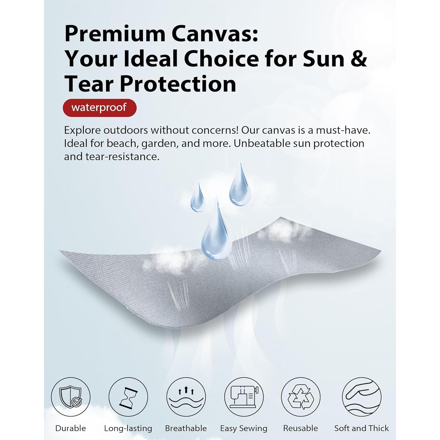 Lona Tarp Impermeable FoundGo 1.83x2.44m 22 Mil Gris