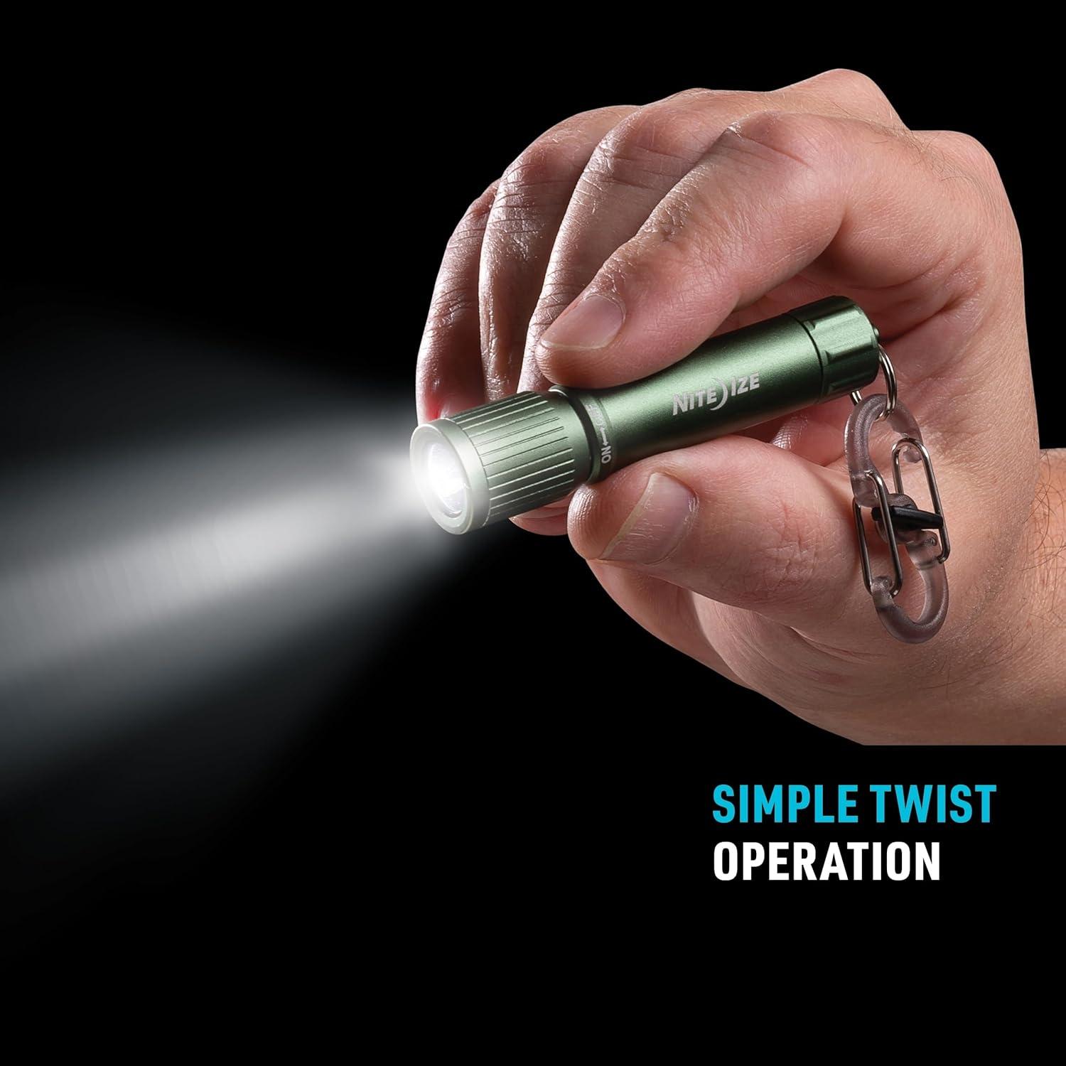 Linterna de Llavero Nite Ize Radiant 100 - Compacta y A Prueba de Agua