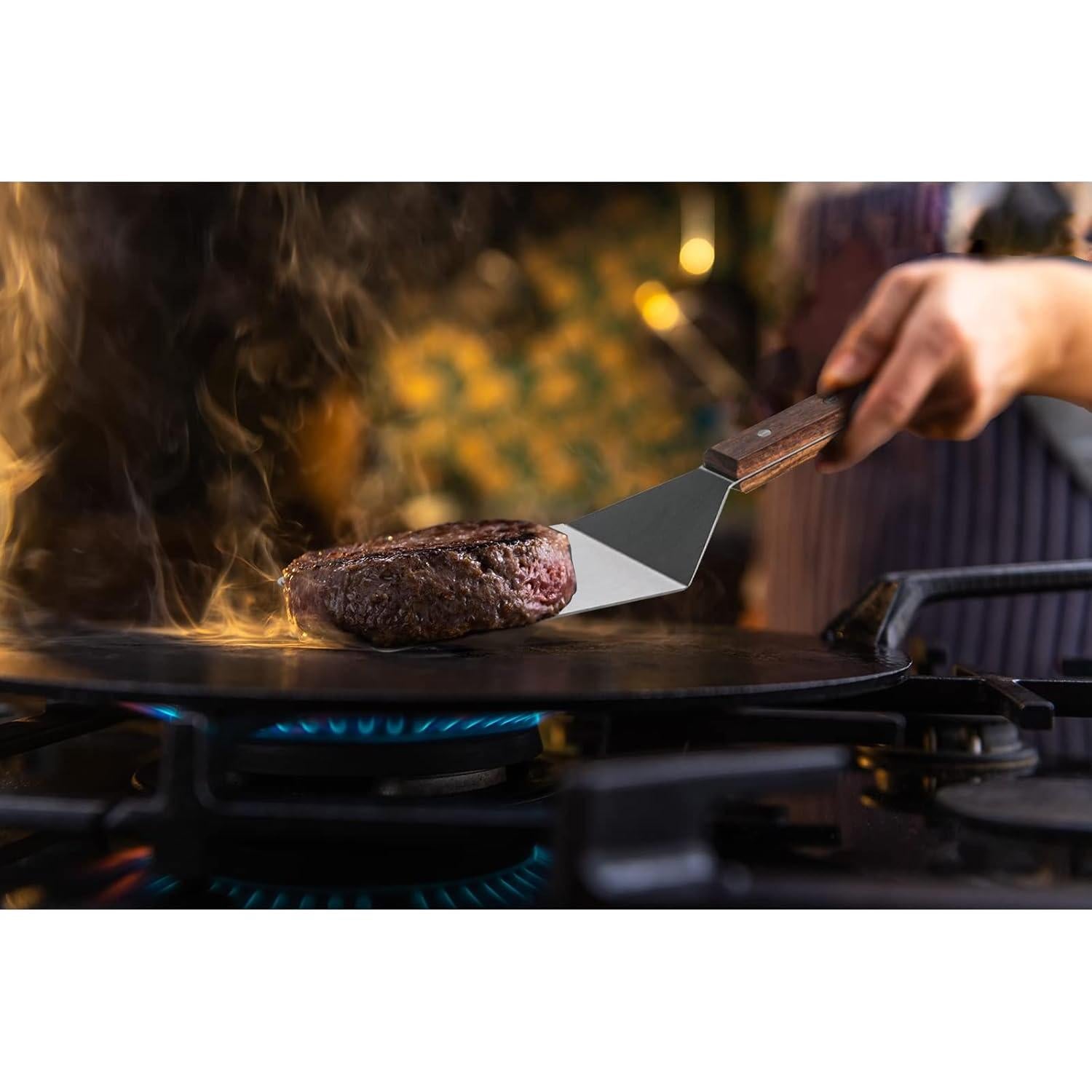 Juego de Pinzas y Espátula de Acero Inoxidable Esie Houzie 3 Piezas