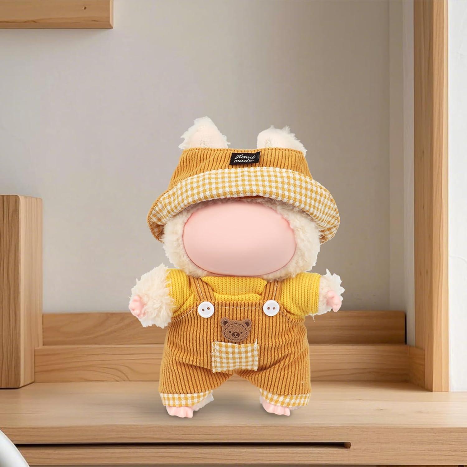 Estuche Protector y Ropa para Muñeca Labubu 17 cm