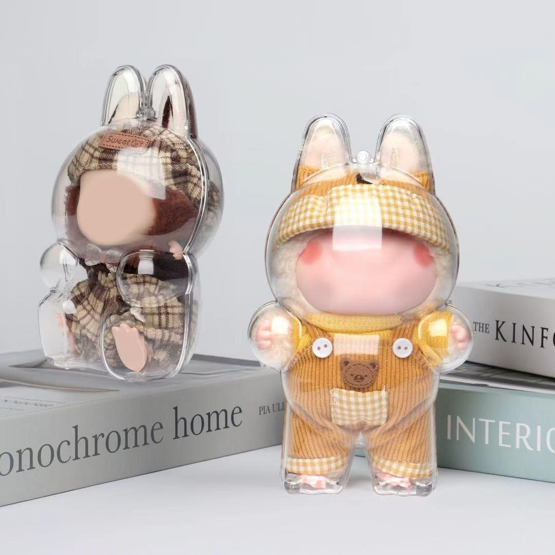 Estuche Protector y Ropa para Muñeca Labubu 17 cm