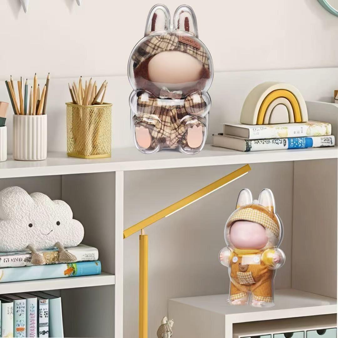 Estuche Protector y Ropa para Muñeca Labubu 17 cm